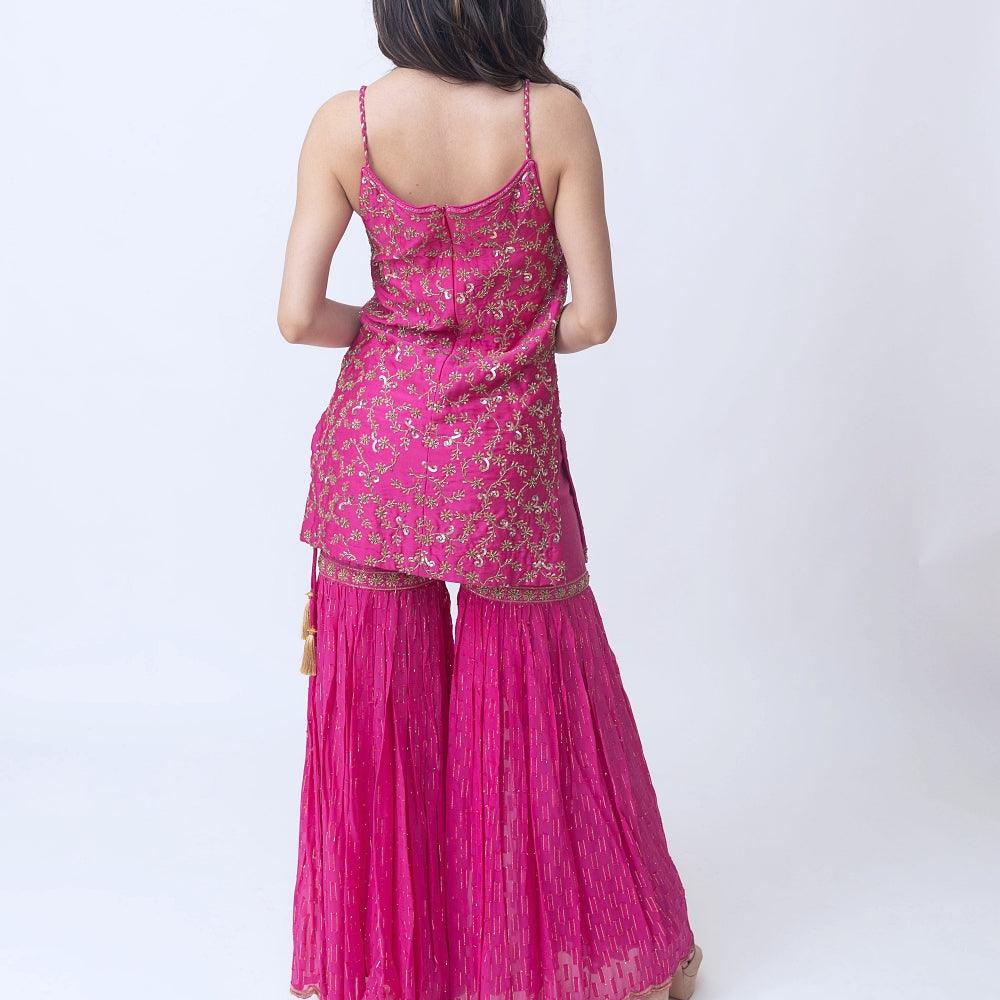 Avery Pink Palazzo Suit - Image 3