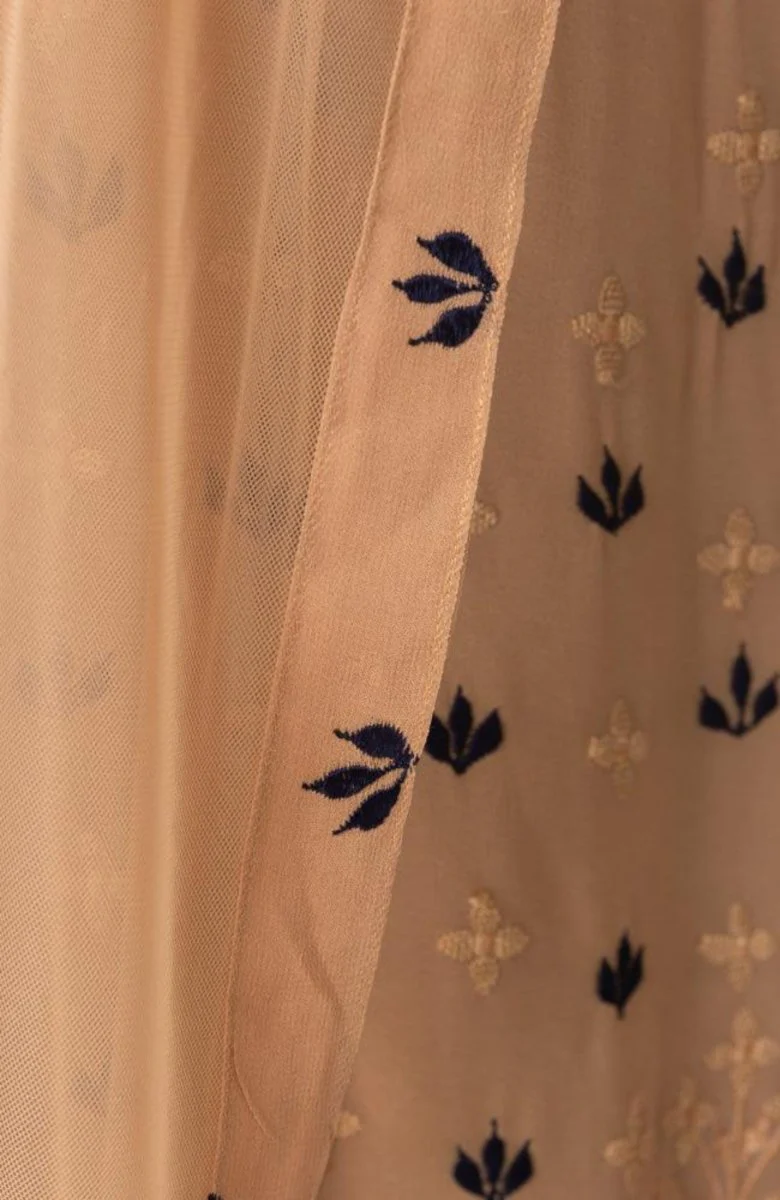 Jemma Flared Palazzo Pantsuit with Dupatta - Image 7