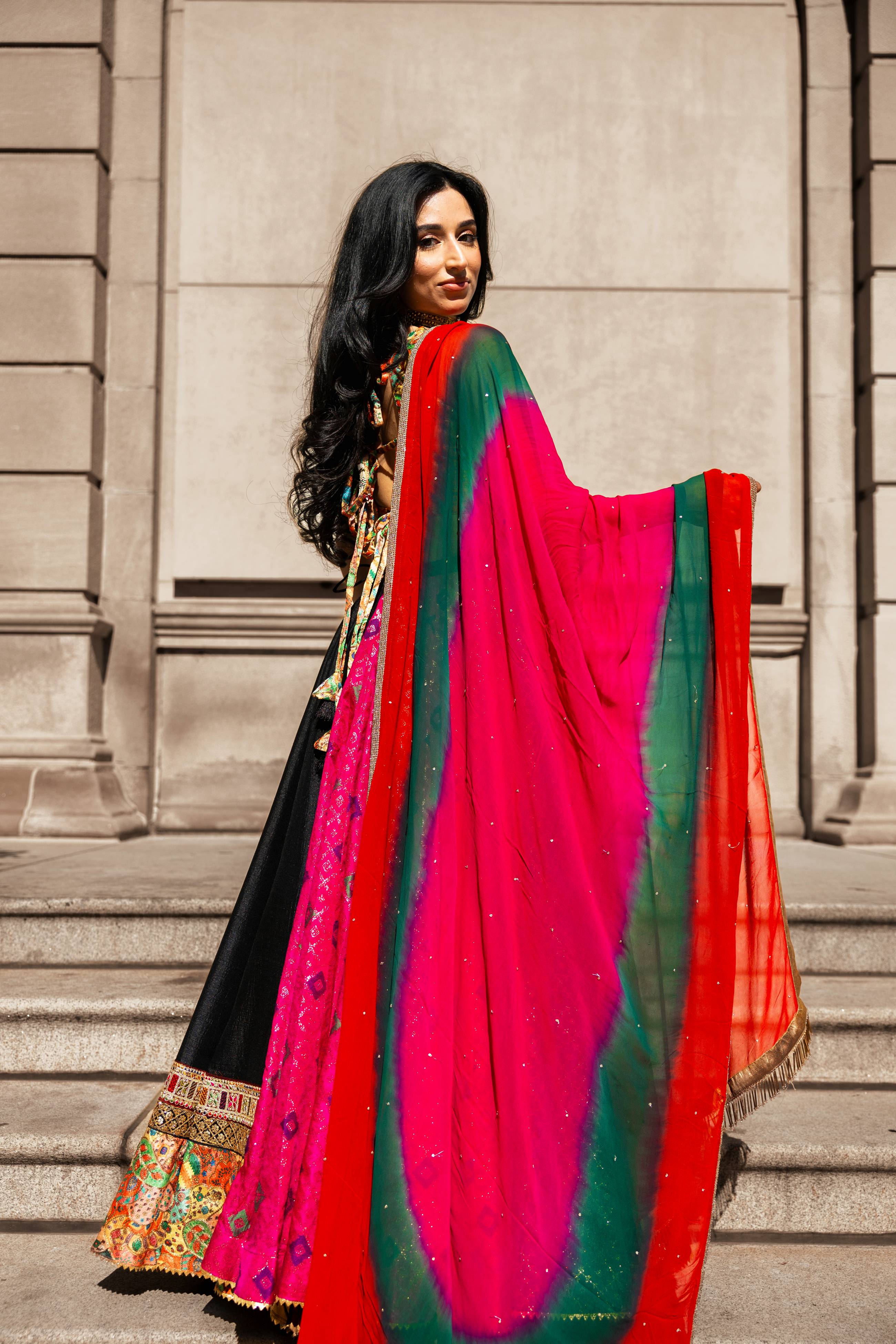 Multi Color Full Flare Chaniya Choli Set - Image 6