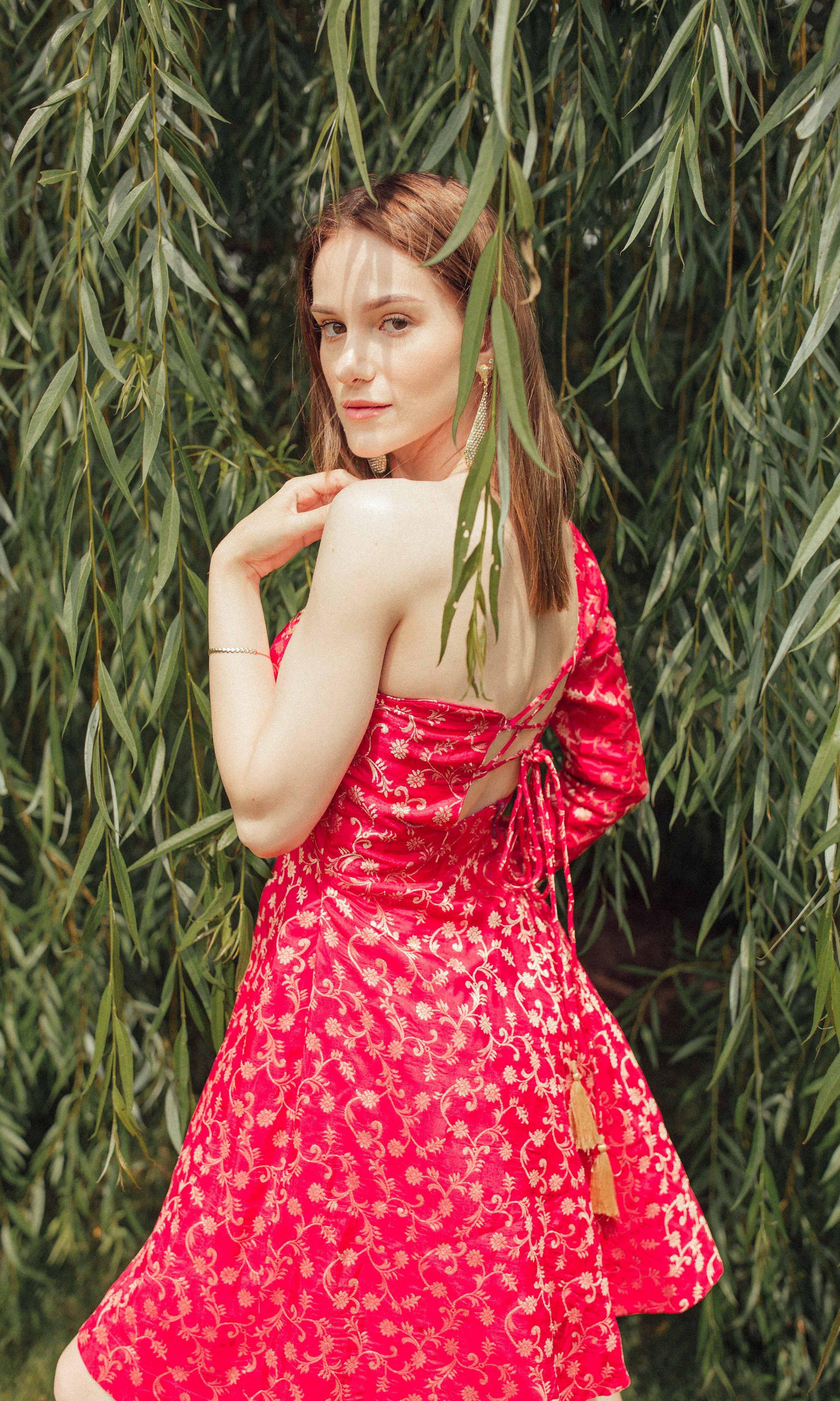 Pink One Shoulder Dress - Image 3