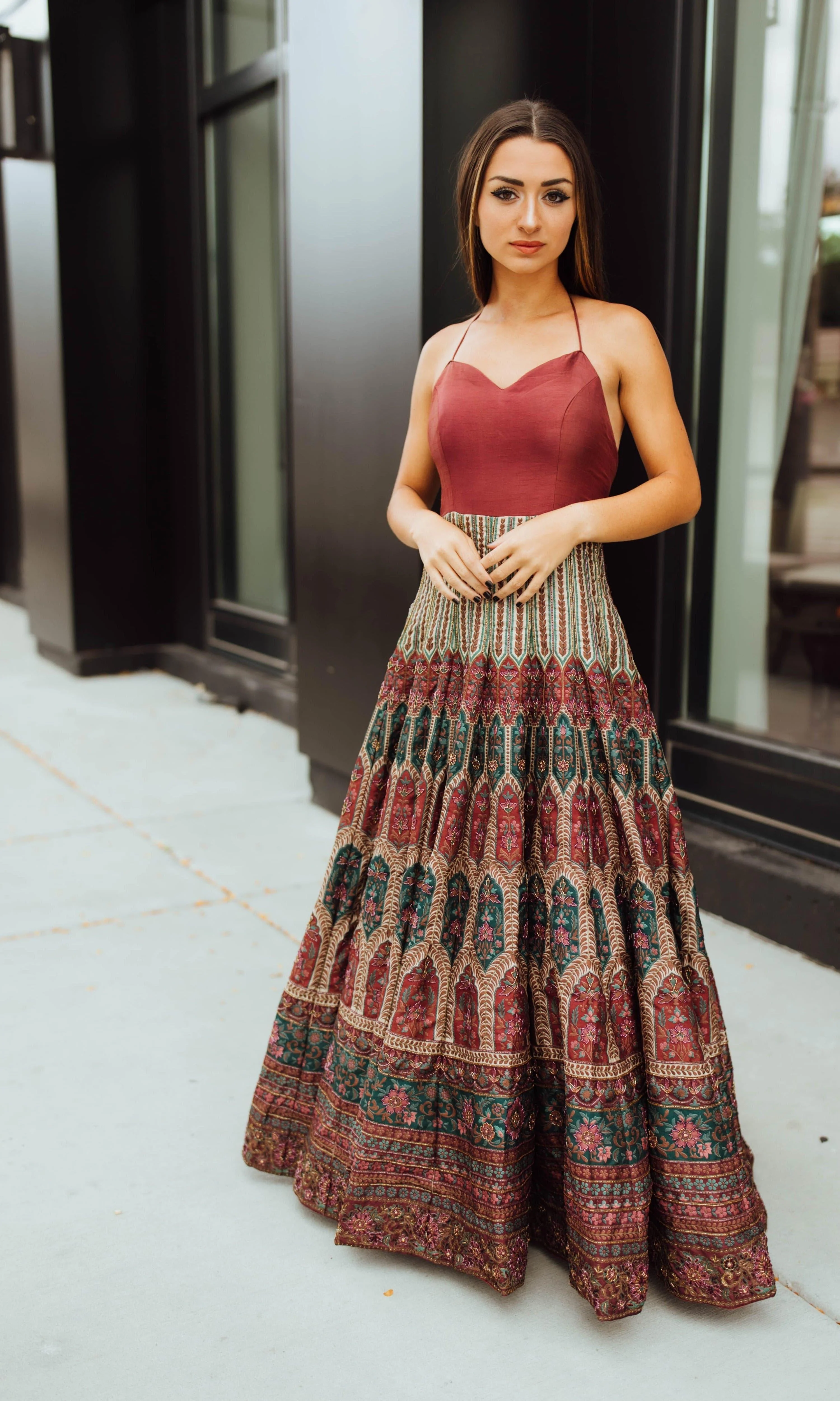 Anais Multicolor Long Dress - Image 3