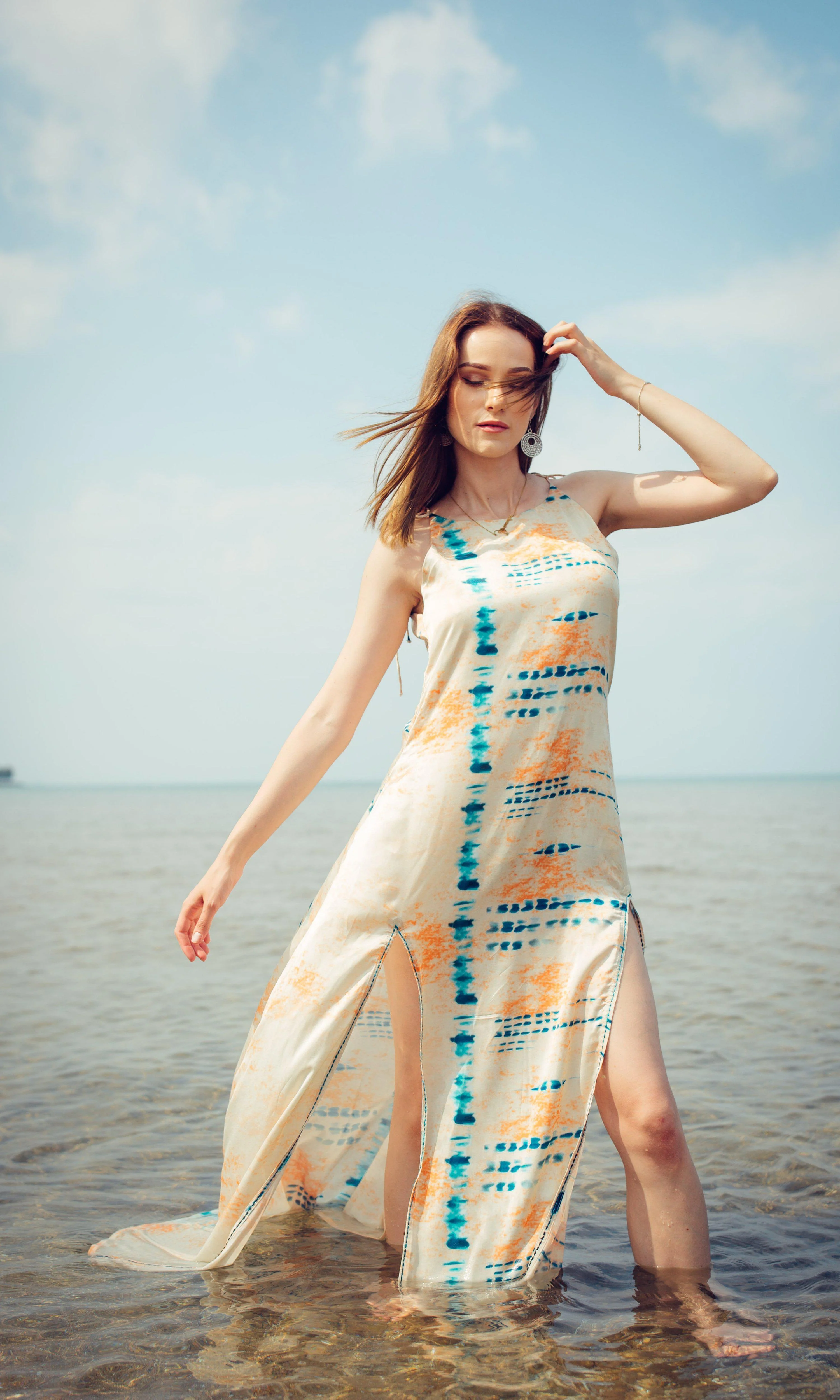 Long Dress with Double Slit - Image 4