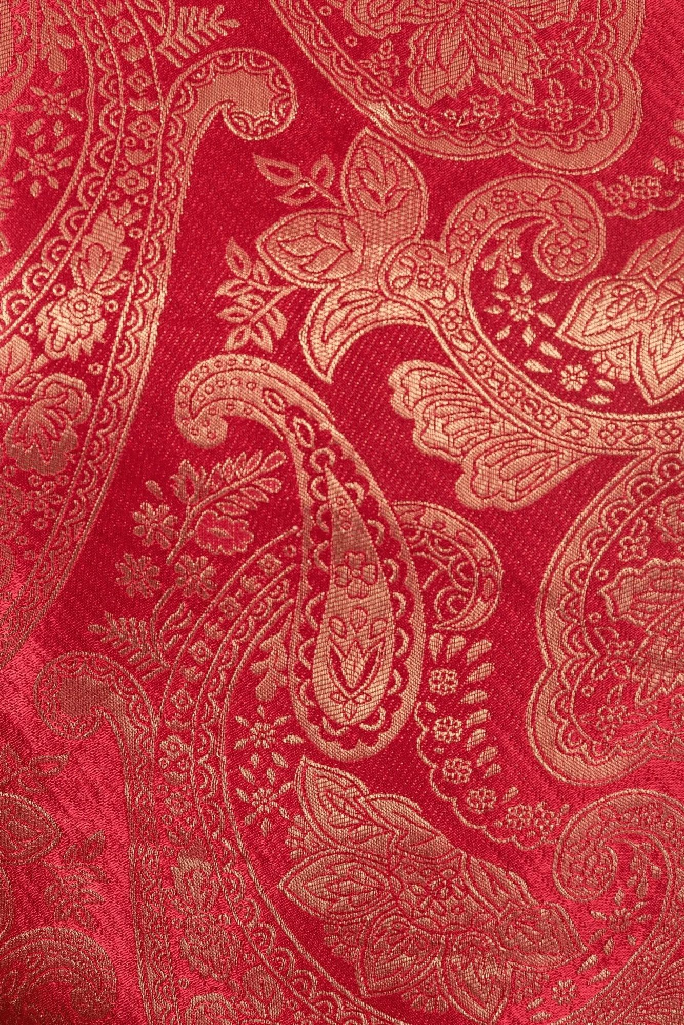 Coraline Banarasi Silk Red Salwar Kameez Set - Image 6