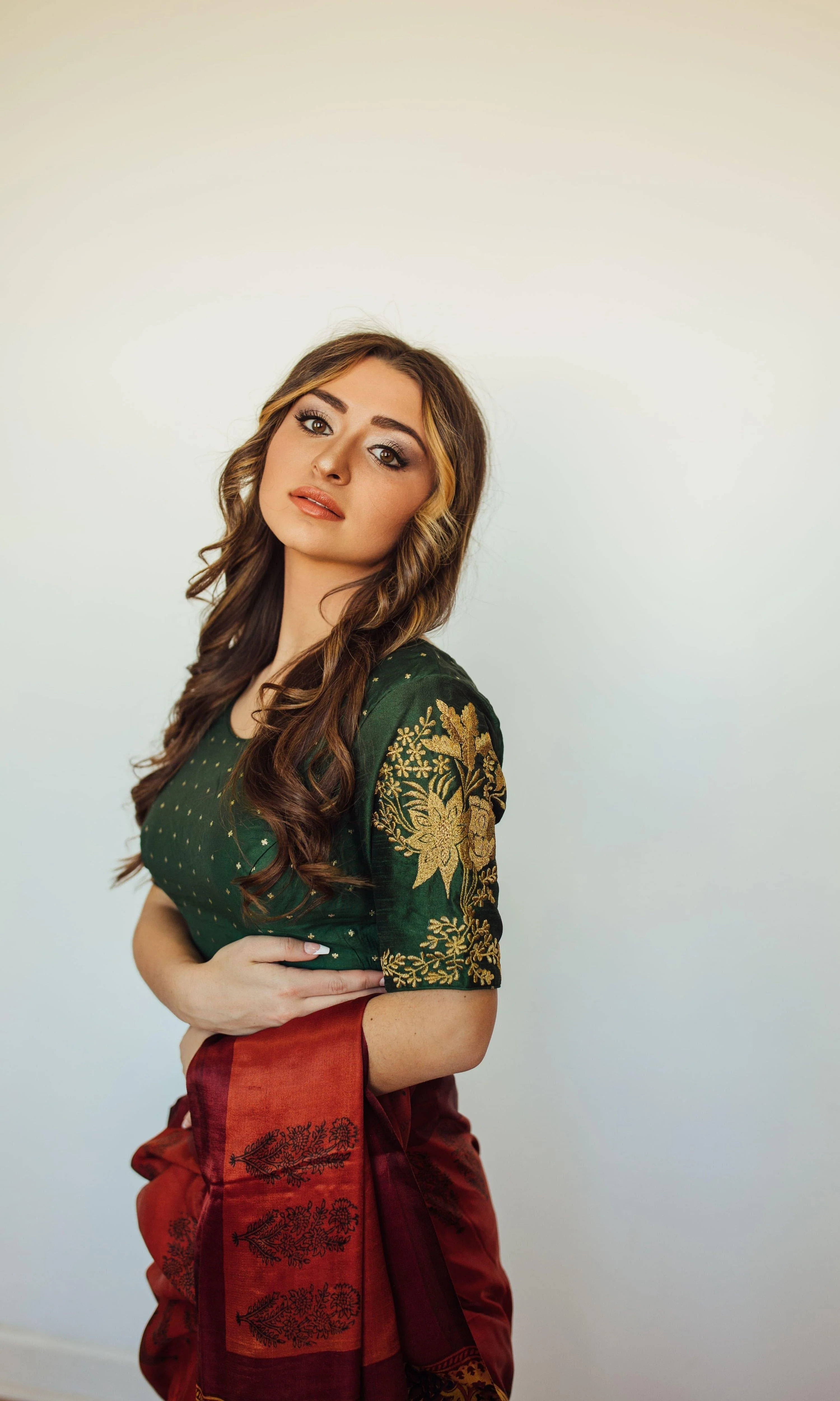 Floral Embroidered Blouse