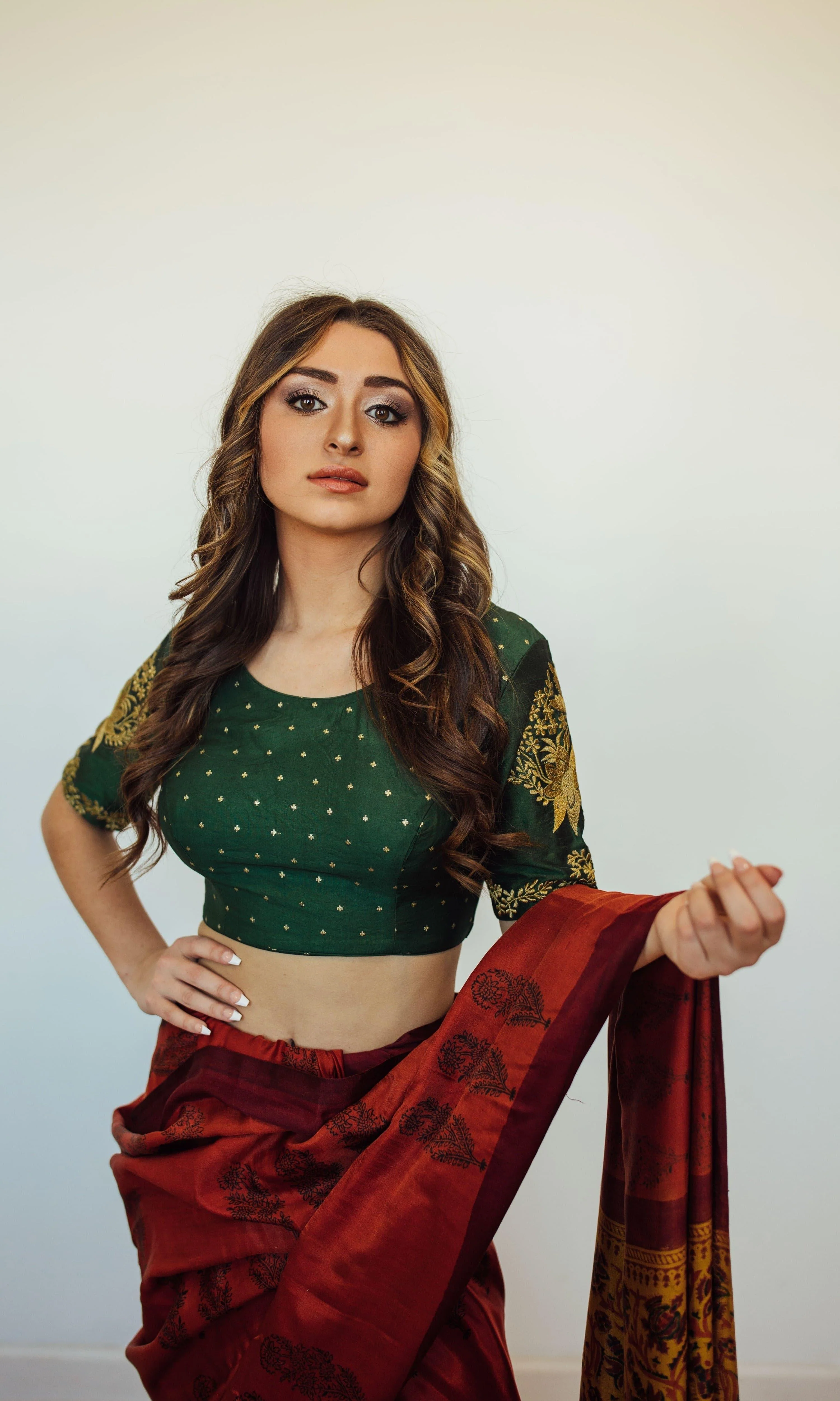 Floral Embroidered Blouse - Image 2