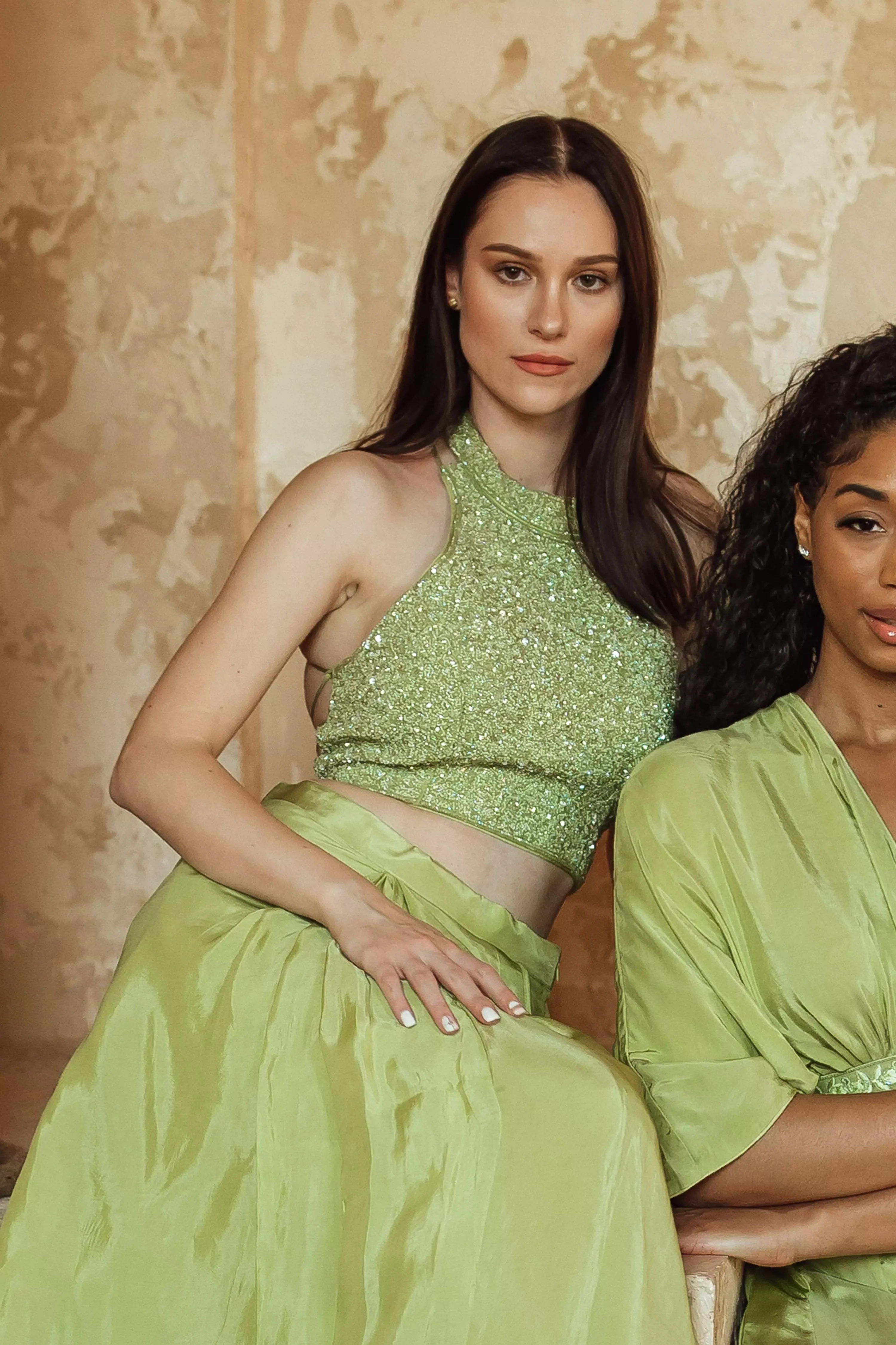 Everett Green Sparkle Top with Sequins