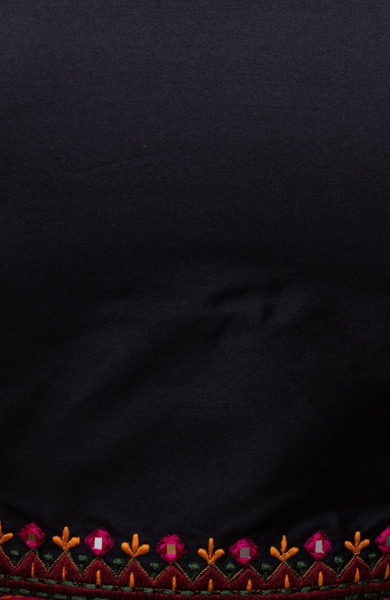Silk Black Chaniya Choli Set - Image 6