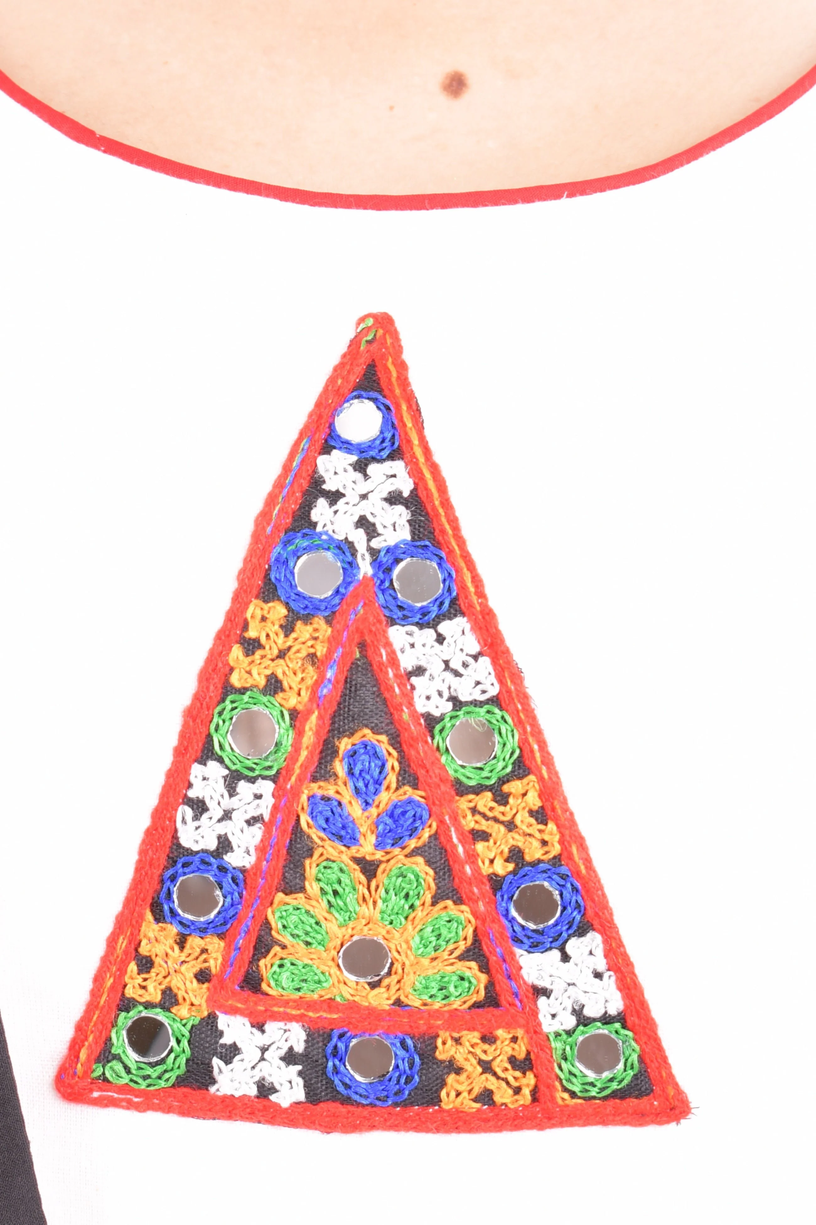 Cotton Black Chaniya choli With Multi Color Dupatta - Image 3
