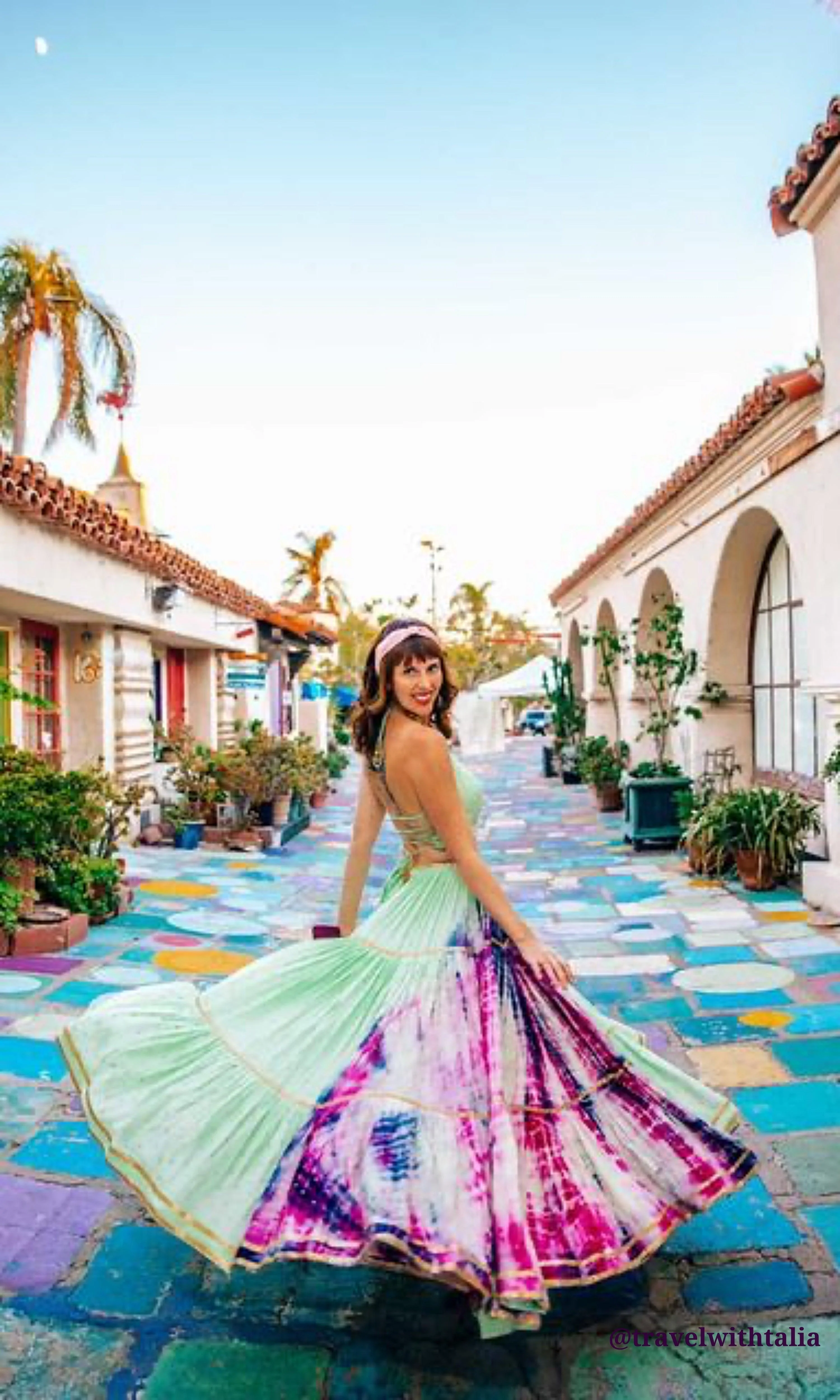 Tie-Dye Lehenga Choli Set - Image 4