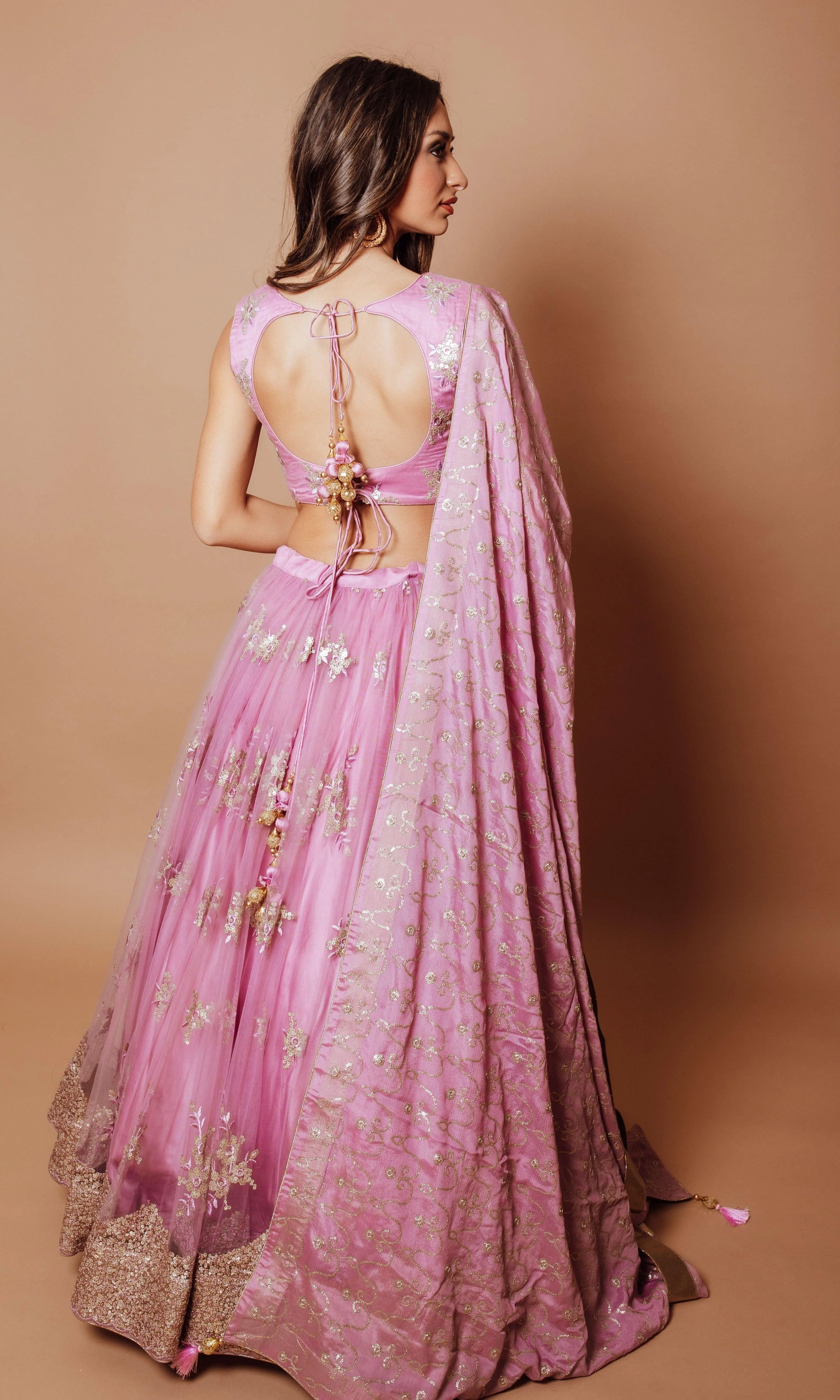 Onion Pink Lehenga Choli Set - Image 2