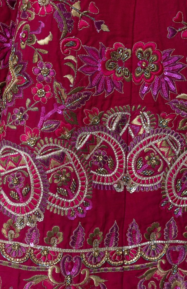 Regal Bridal Magenta Lehenga Choli Set - Image 3