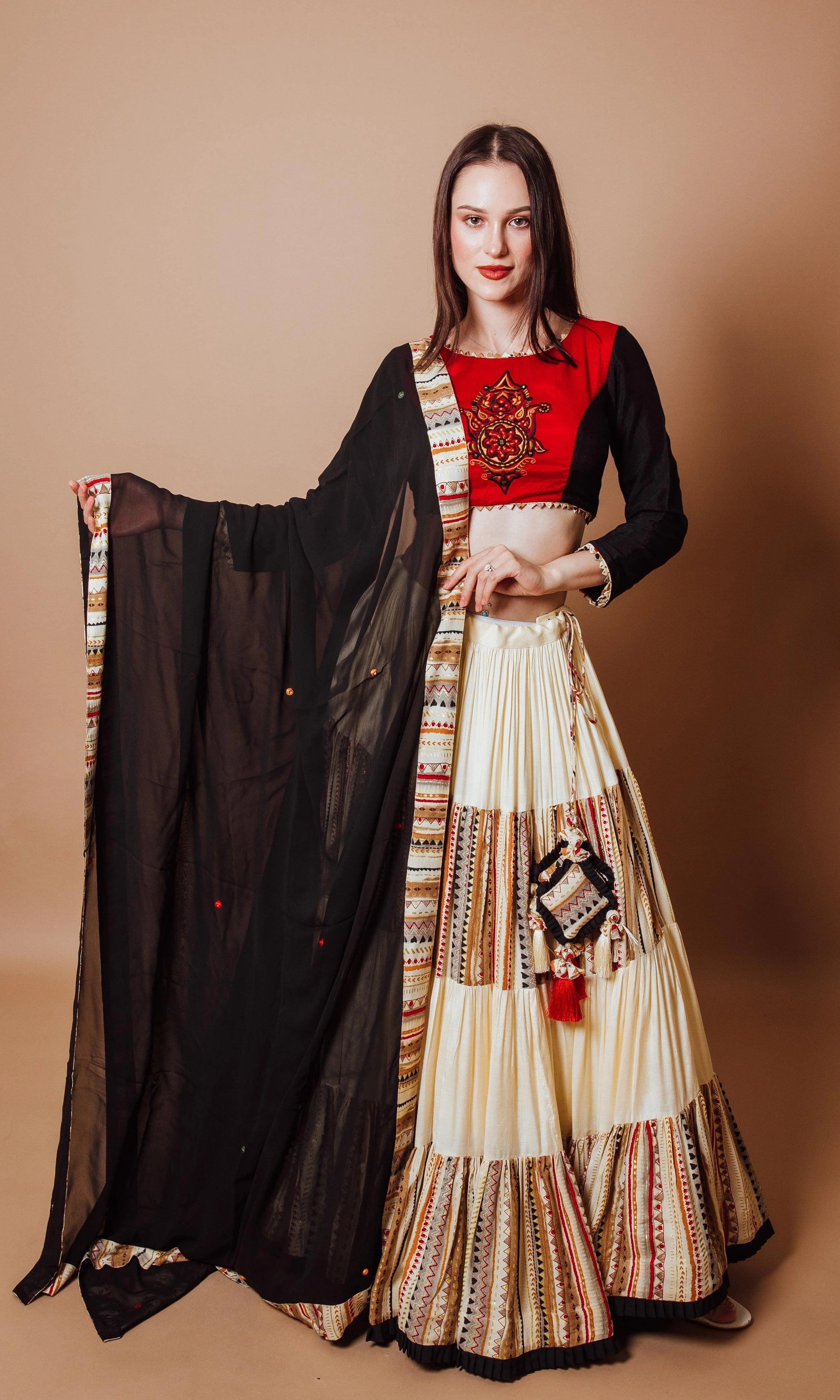 Multi color chaniya choli set - Image 3