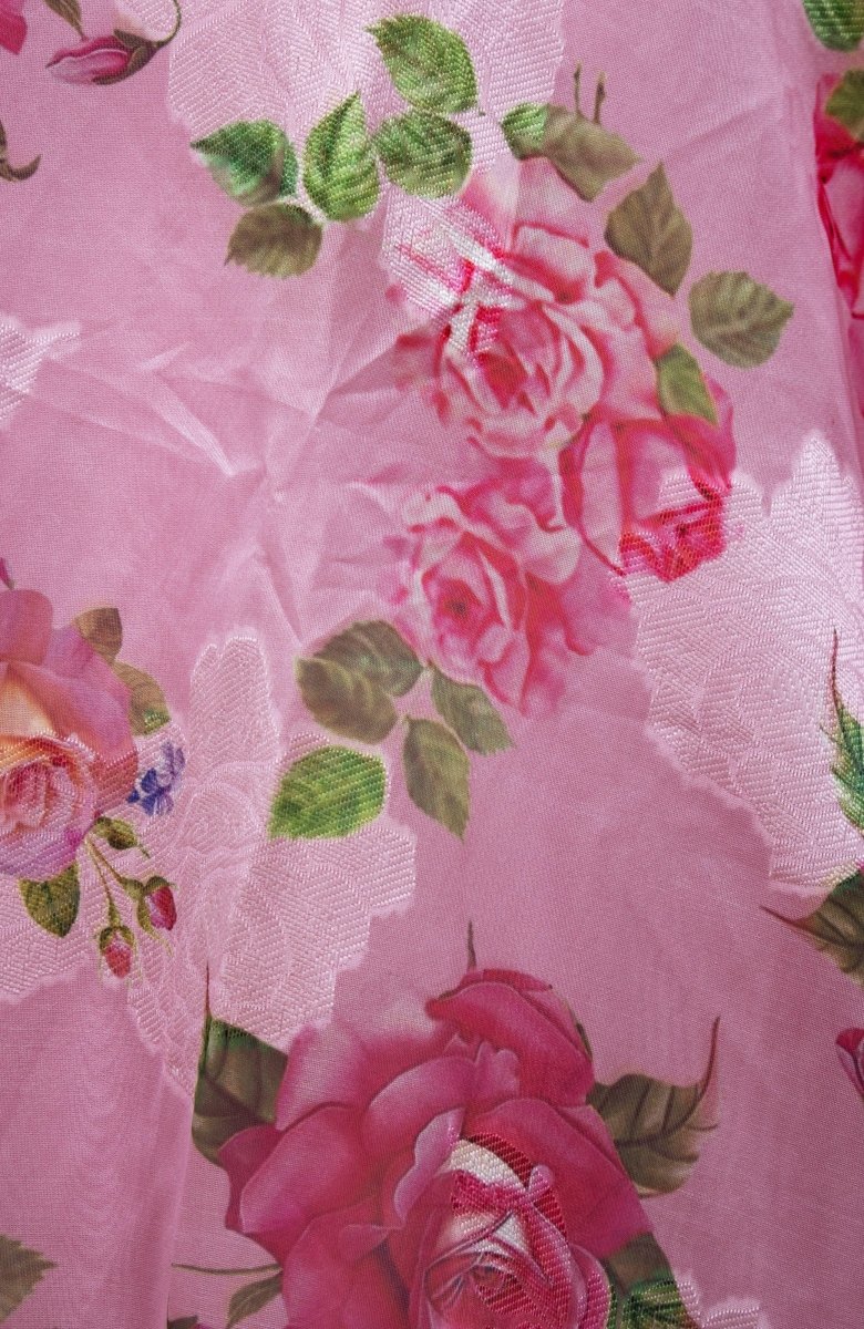Pink Organza Silk Lehenga Choli - Image 8