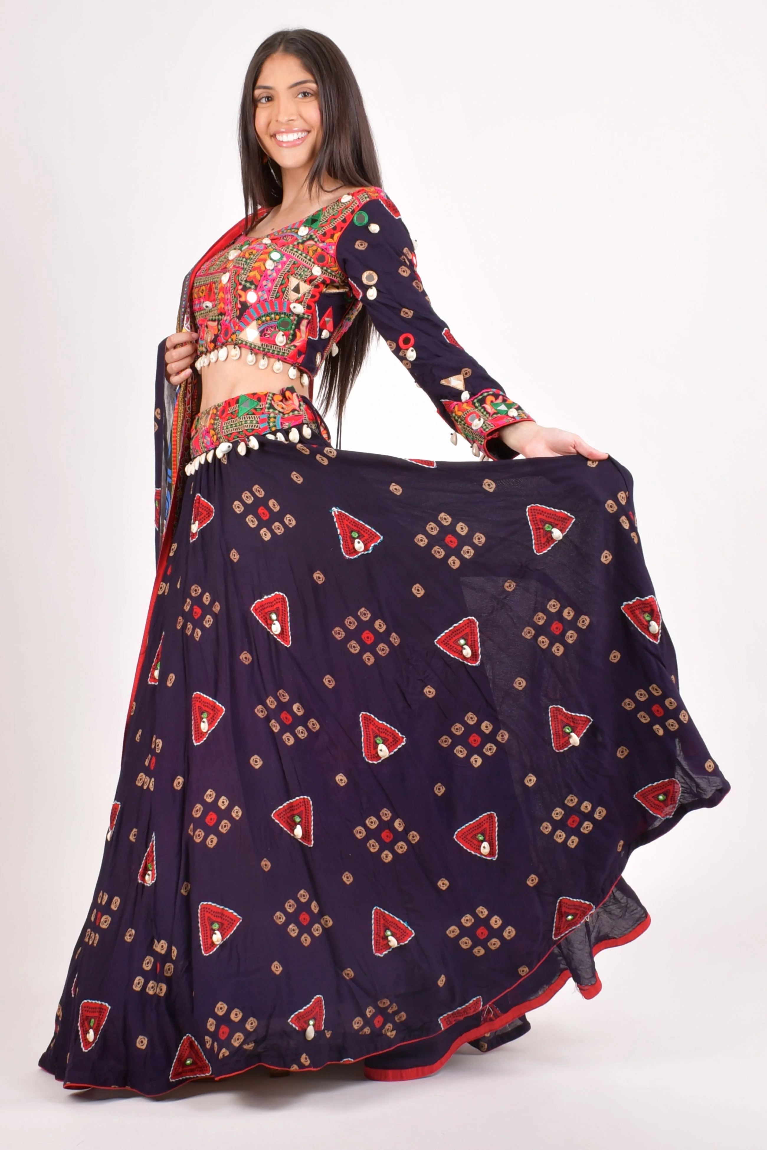 Ciao Embroidered Navratri Chaniya Choli - Image 4