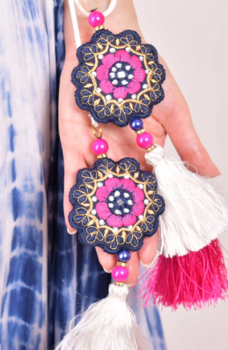 Pink Tie Dye Lehenga Choli Set - Image 8