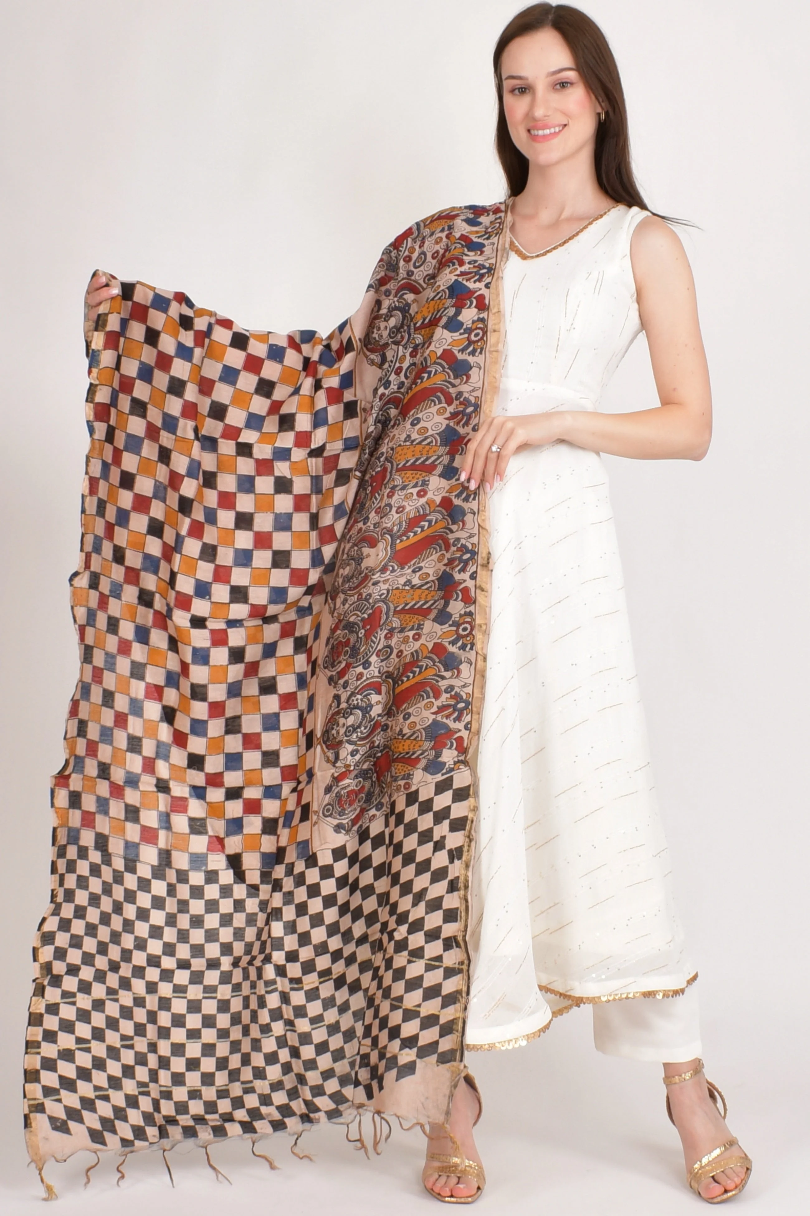 Yamini Brown Dupatta