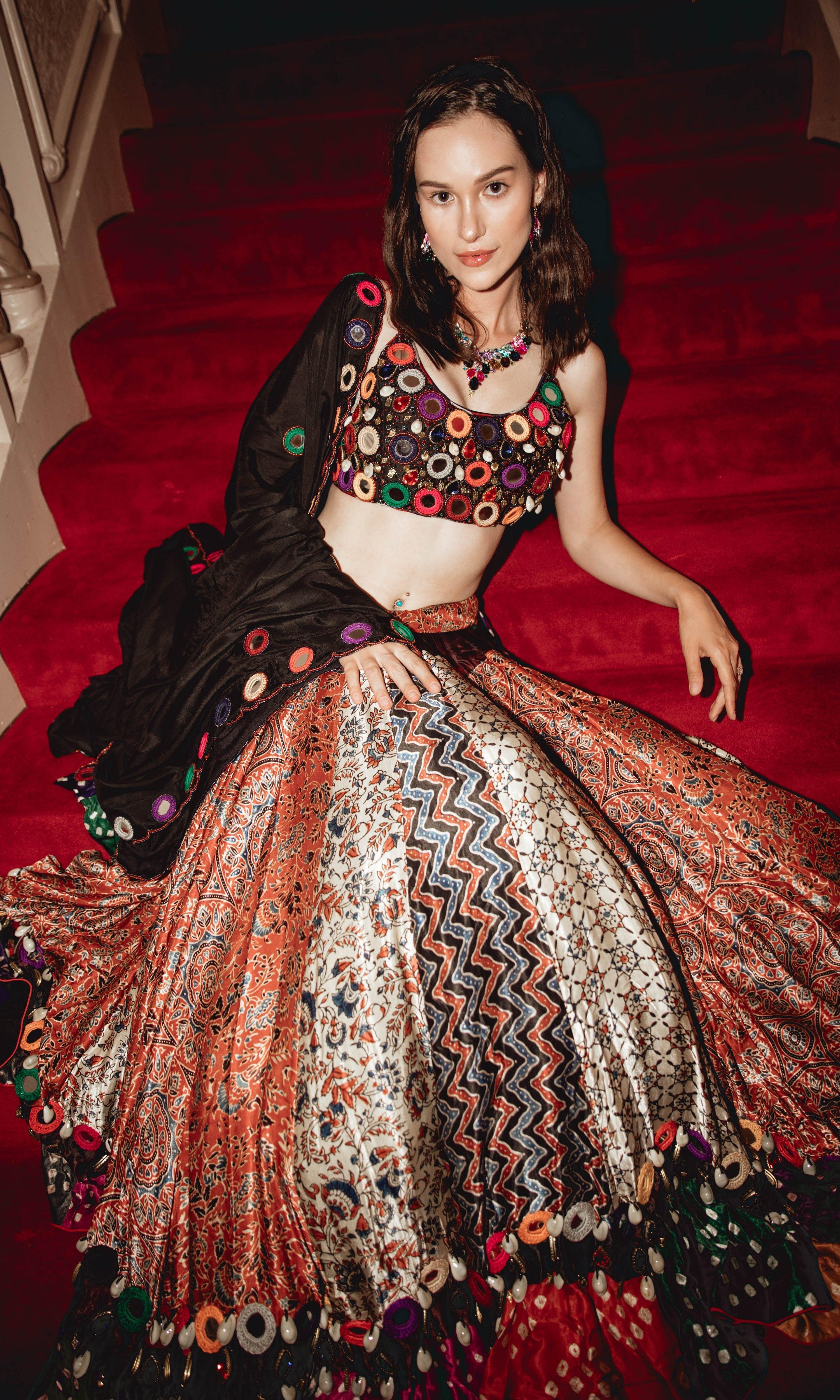 Gaji Silk Bridal Lehenga Choli Set - Image 2