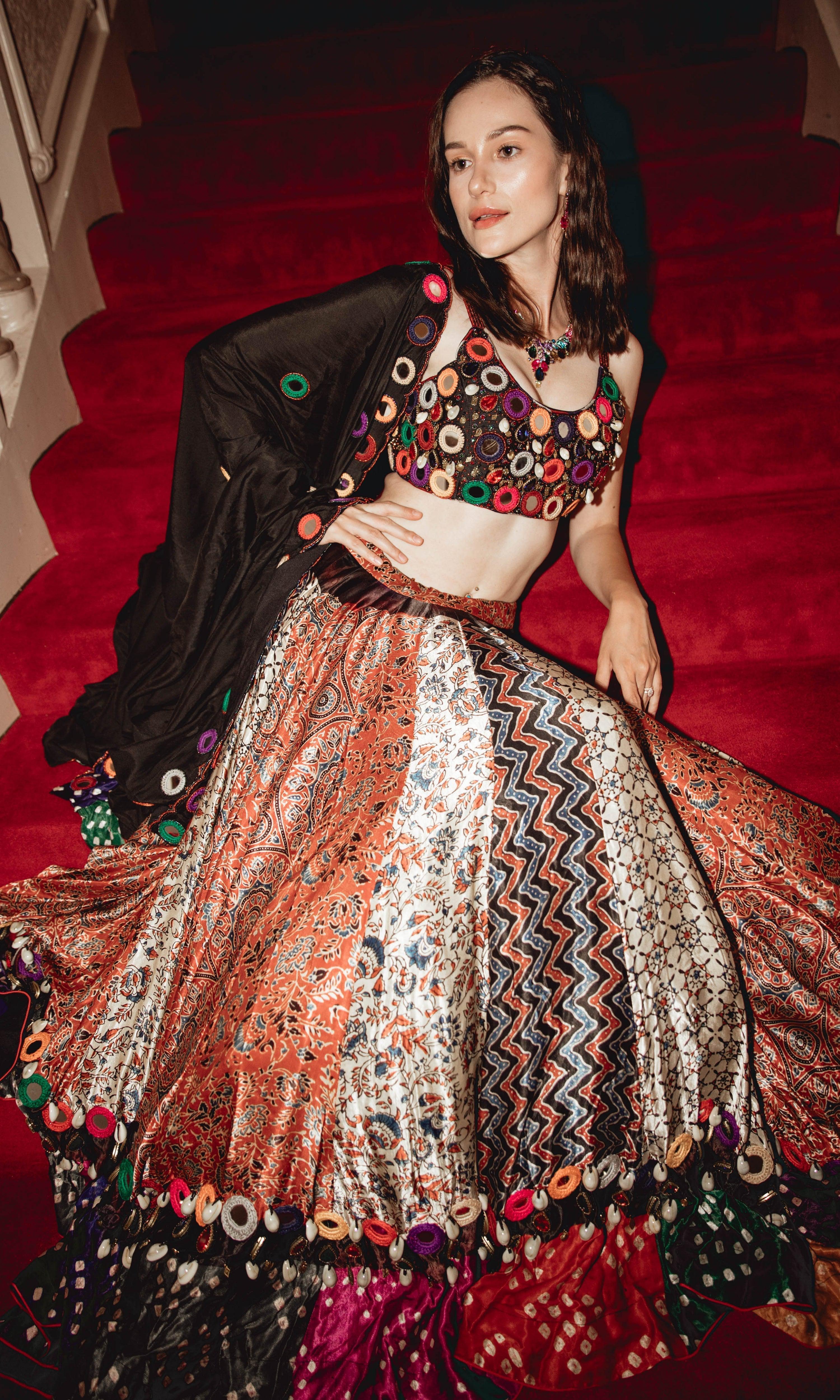 Gaji Silk Bridal Lehenga Choli Set - Image 3