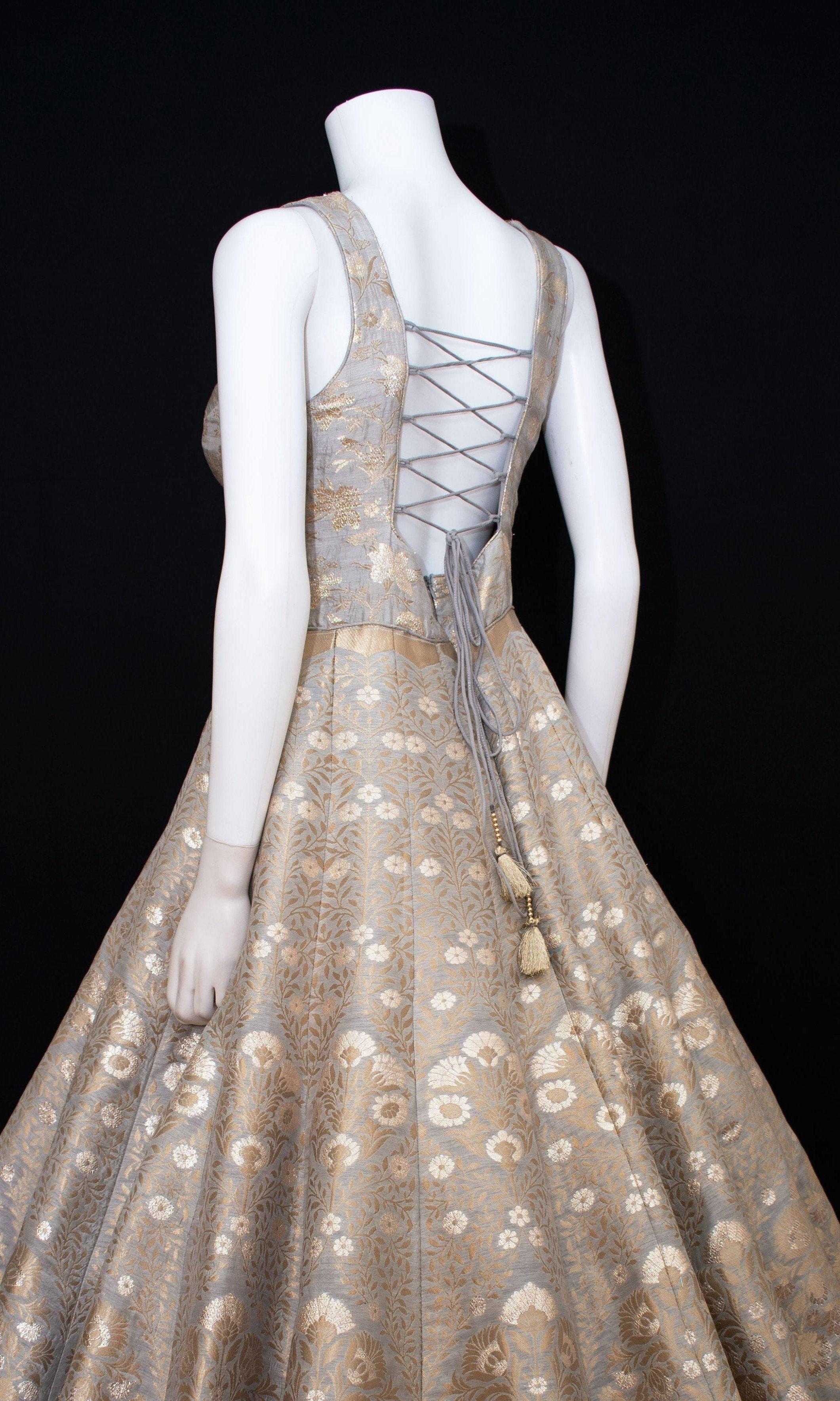 A-Line Gown with Hand Embroidery - Image 7