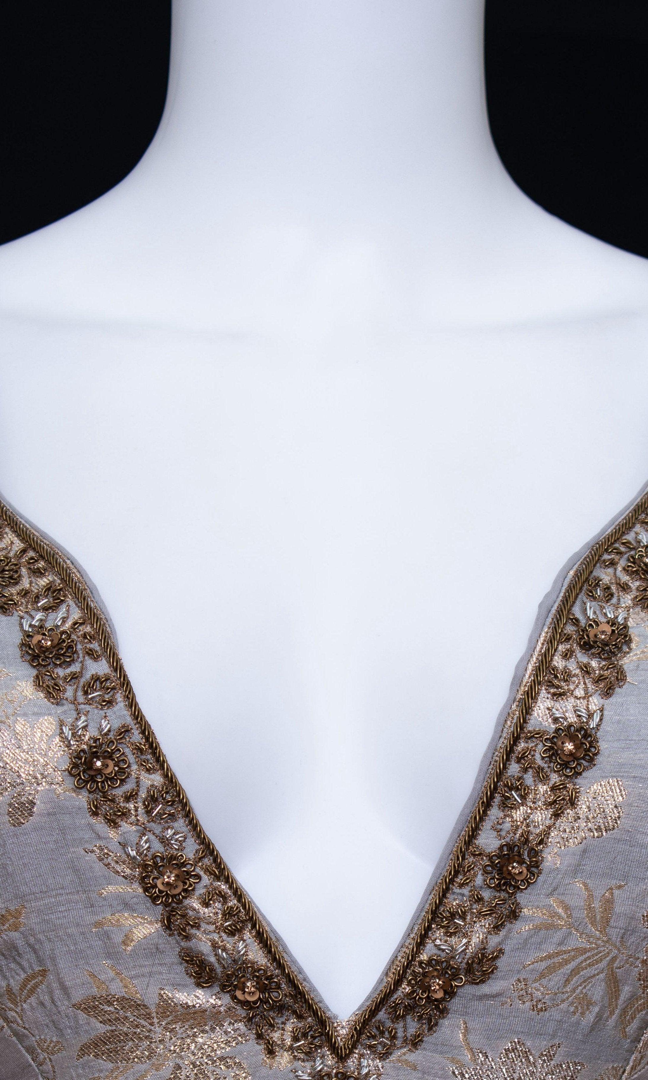 A-Line Gown with Hand Embroidery - Image 8