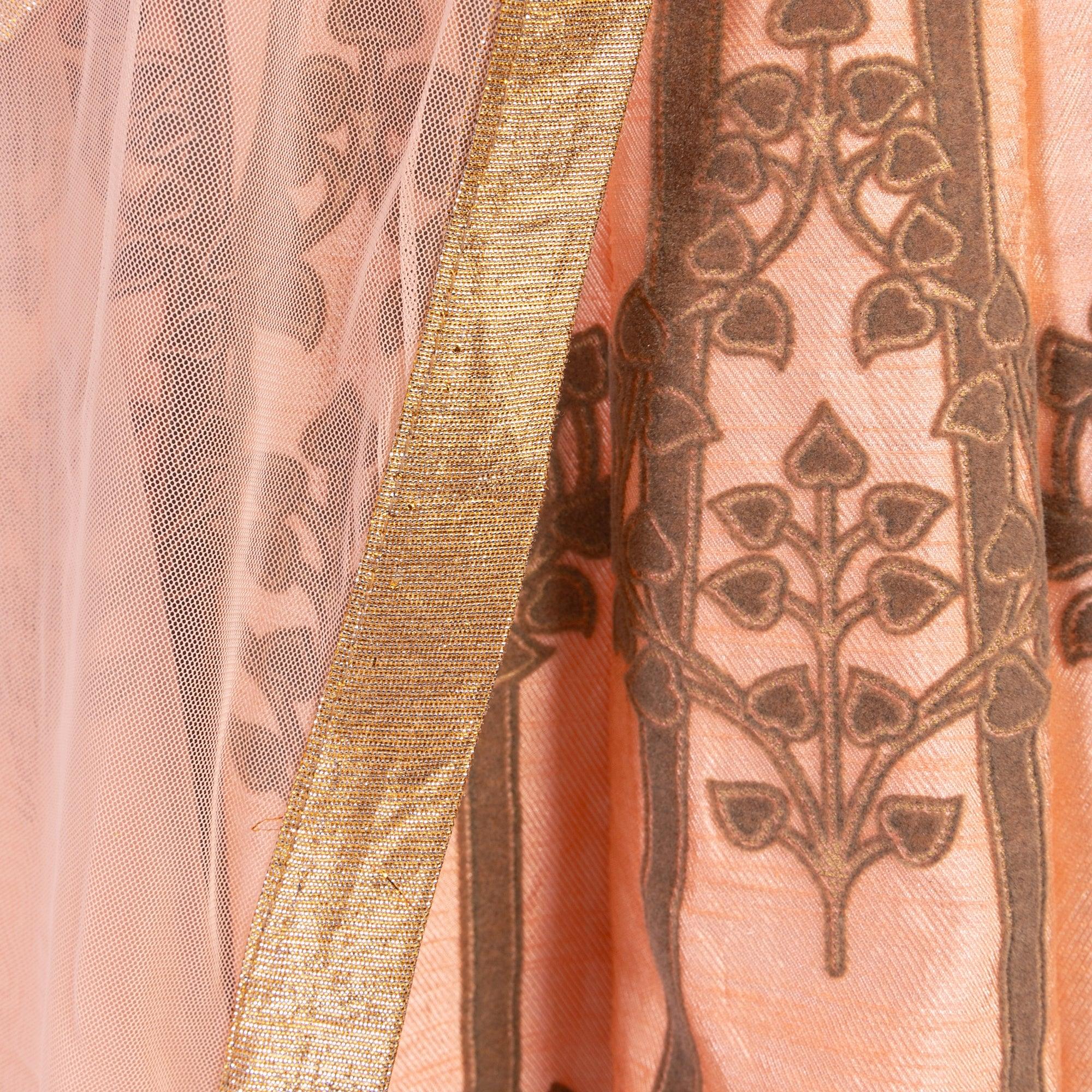Artemisia Peach Long Dress - Image 8