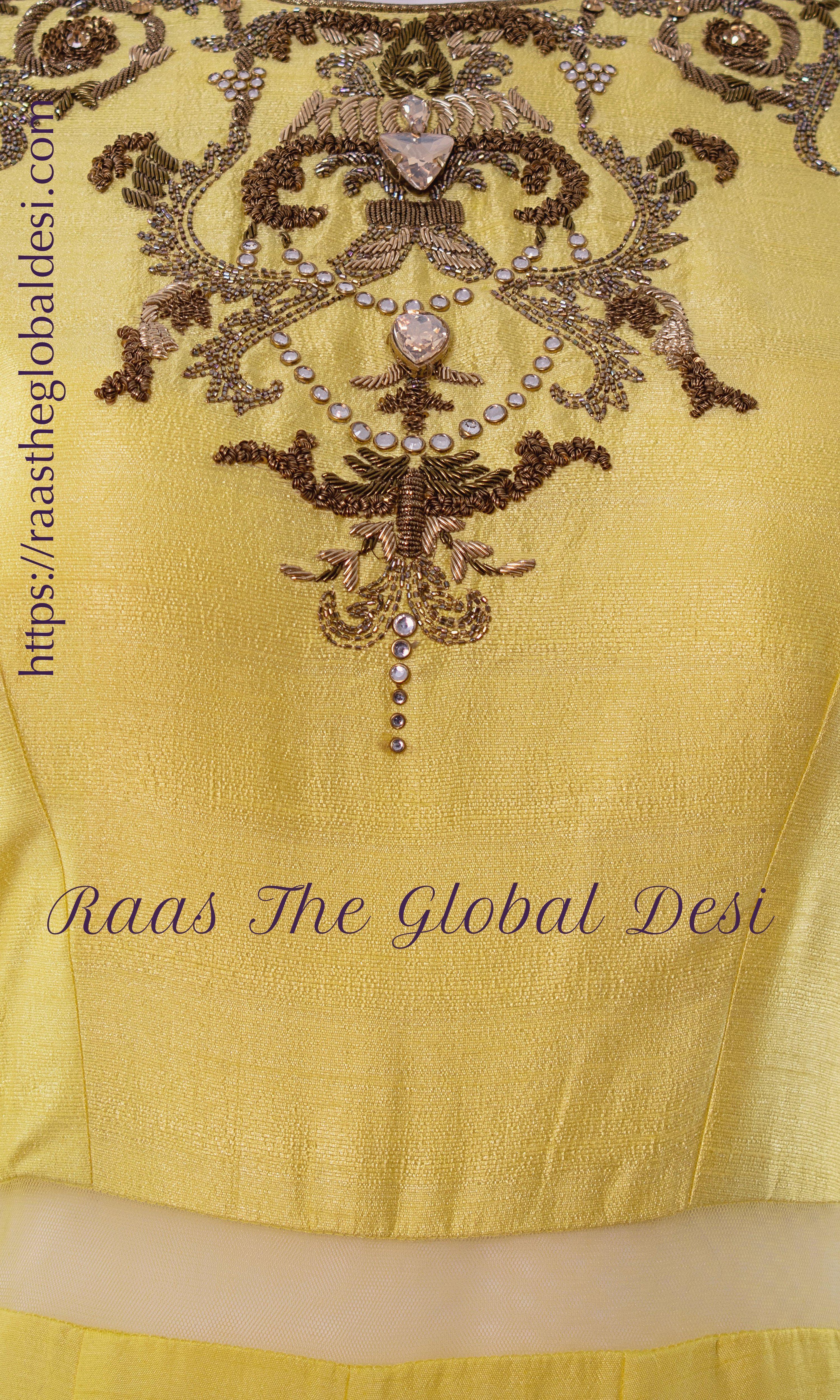 Evadne Yellow Sequins Work Gown - Image 4