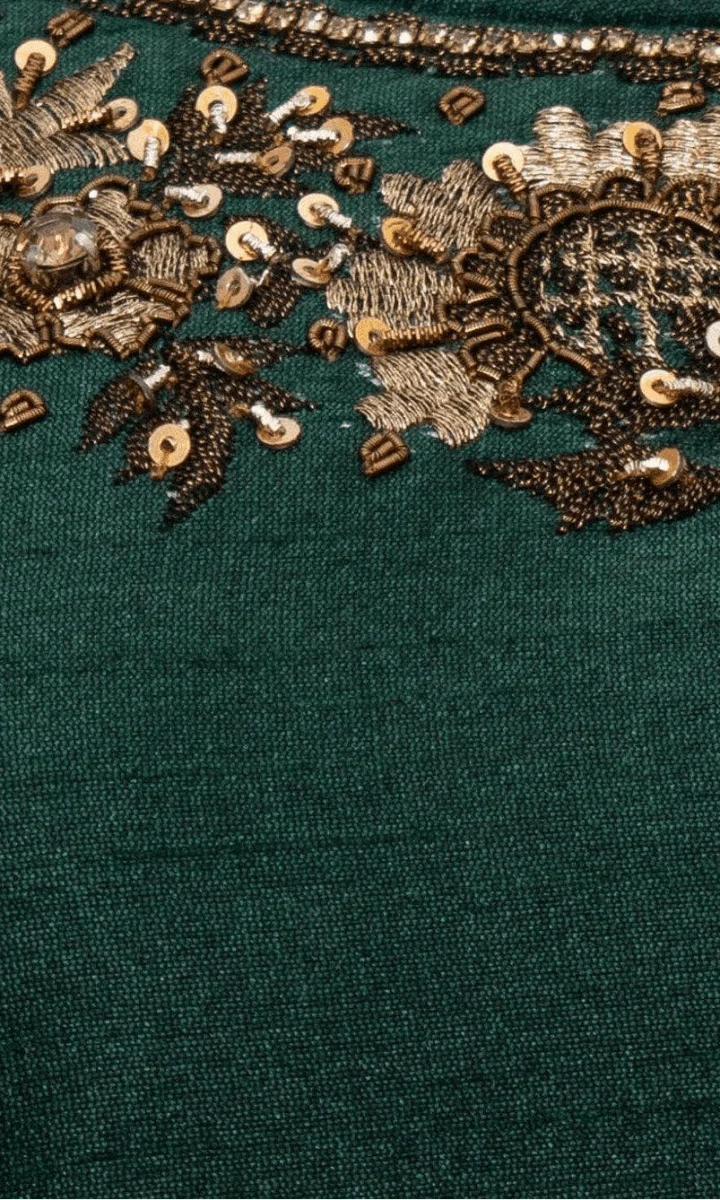 Green Lehenga Choli Set - Image 4