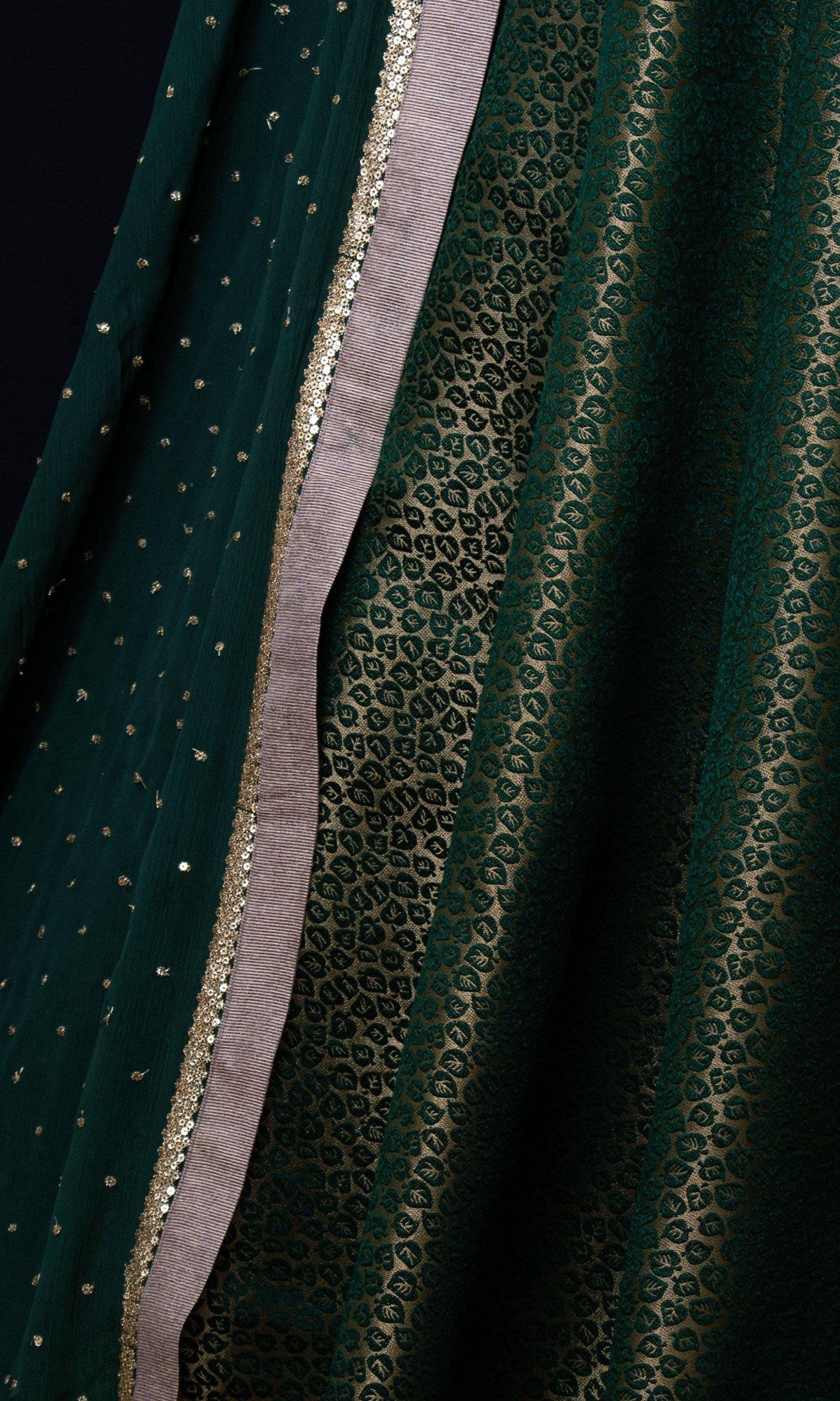 Green Lehenga Choli Set - Image 5