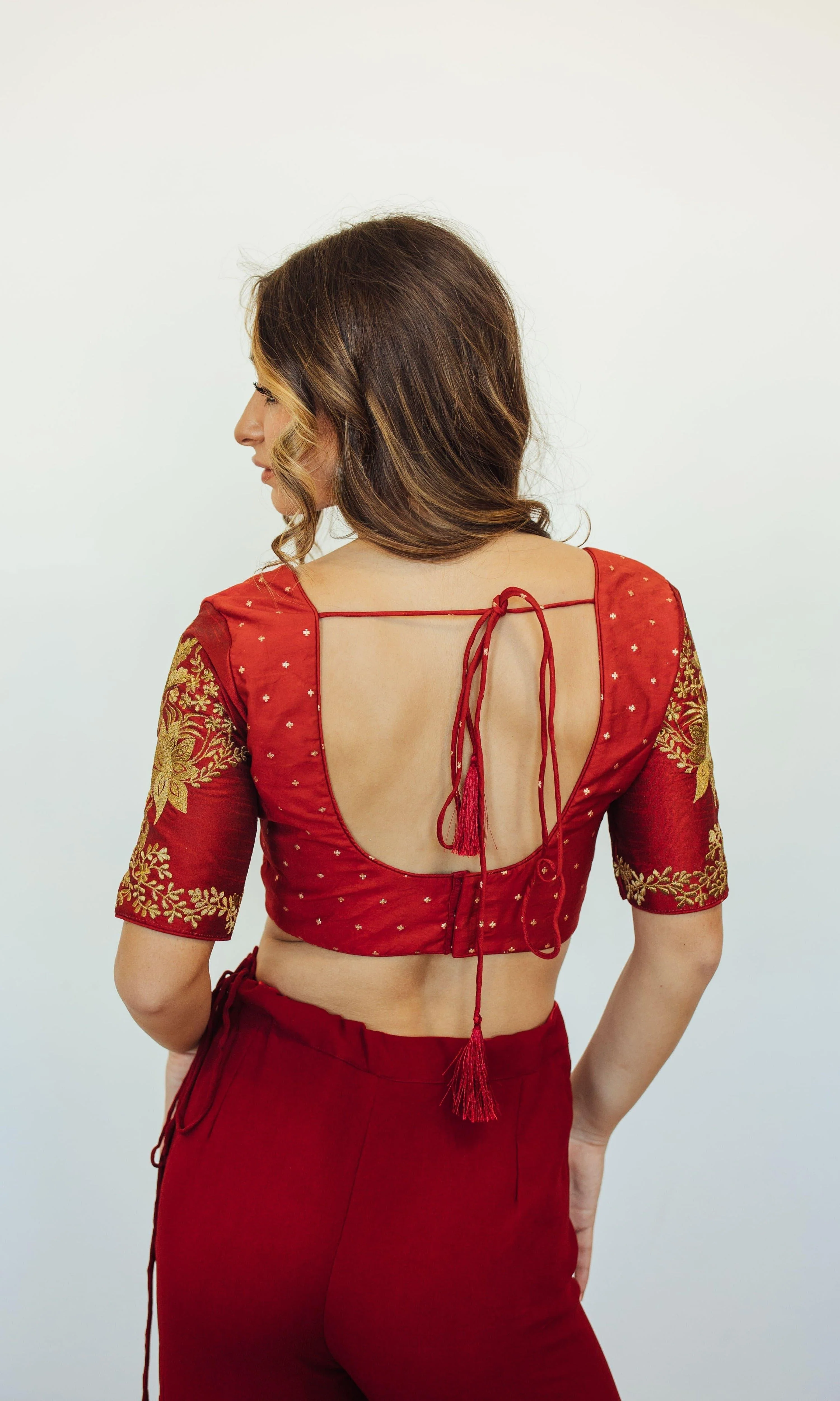 Floral Embroidered Blouse - Image 3
