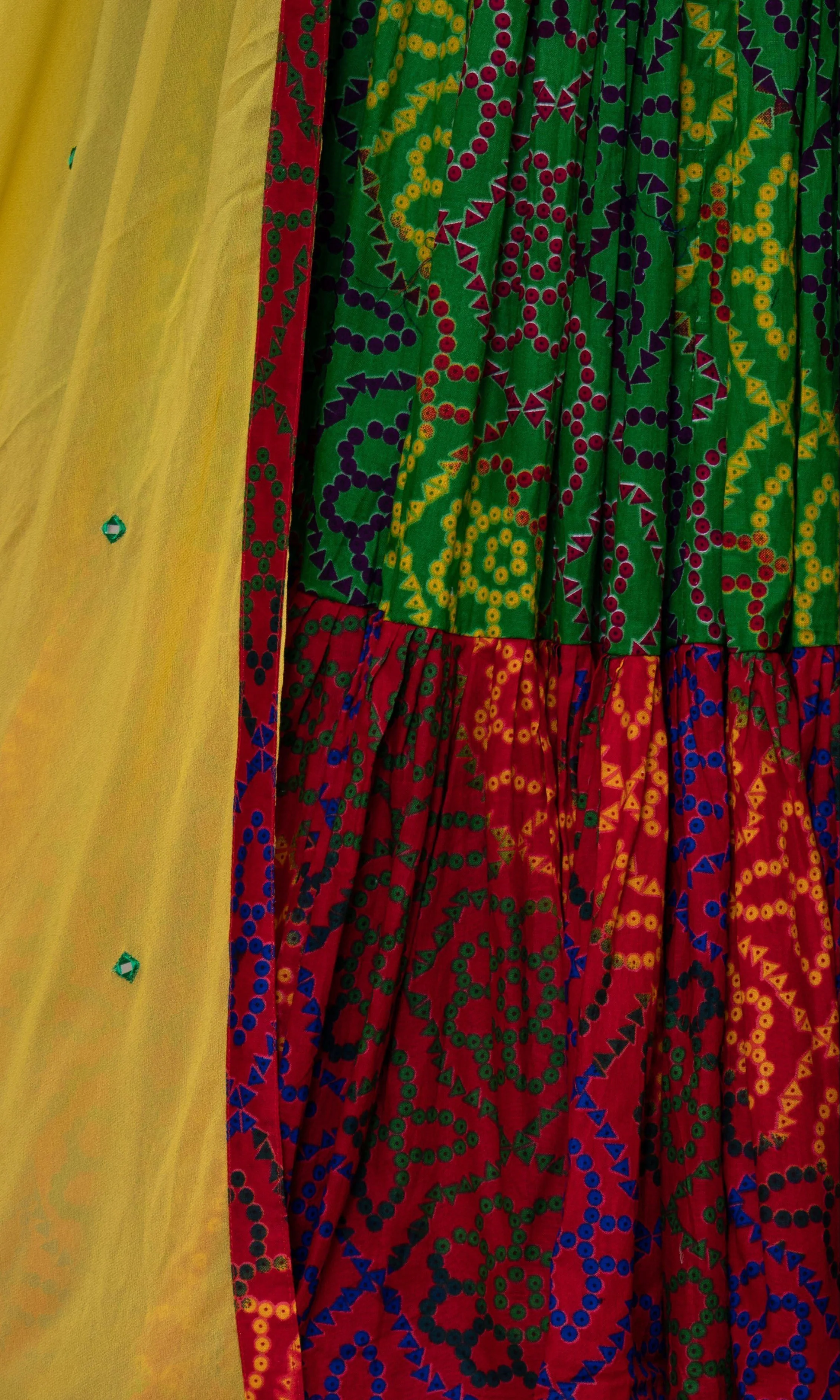 Tropical Full Flare Bandhej Chaniya Choli - Image 7
