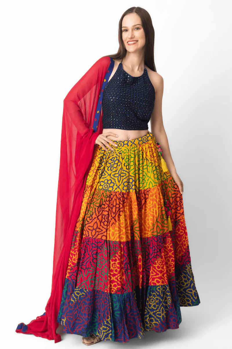 Sayli Tropical Embroidered Lehenga - Image 3