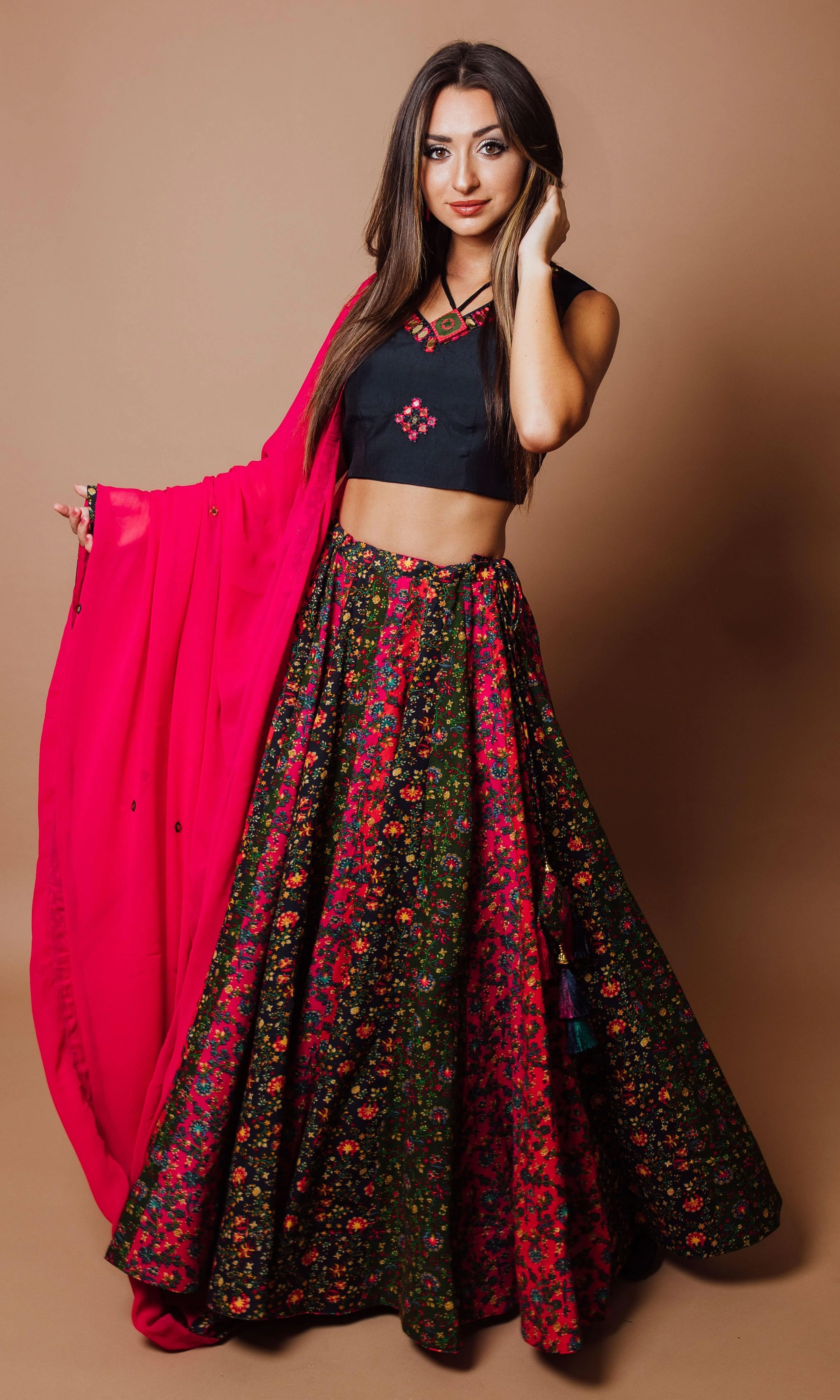 Multi Color Chaniya Choli Set - Image 3