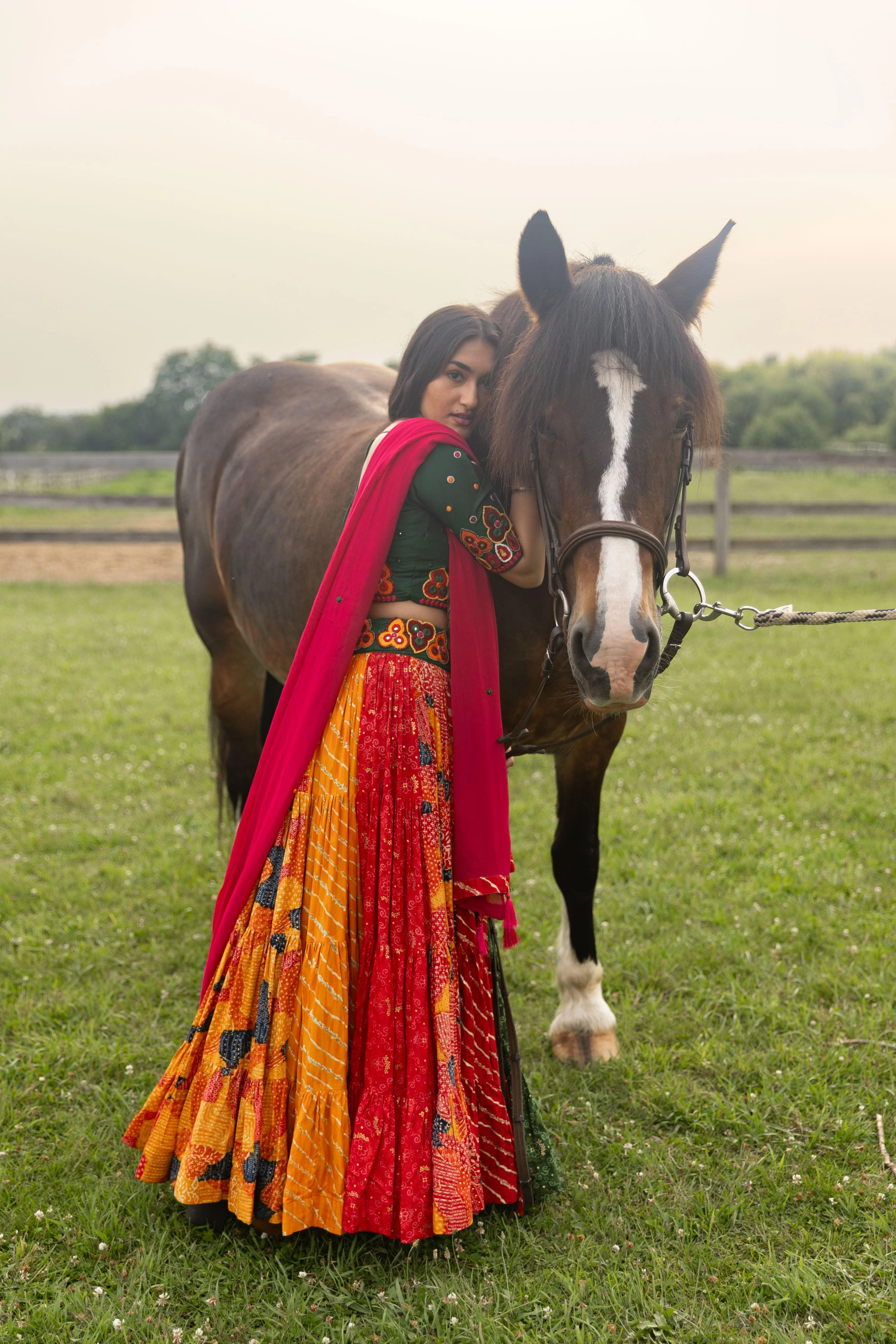 Multicolor Full Flare Chaniya Choli Set - Image 5