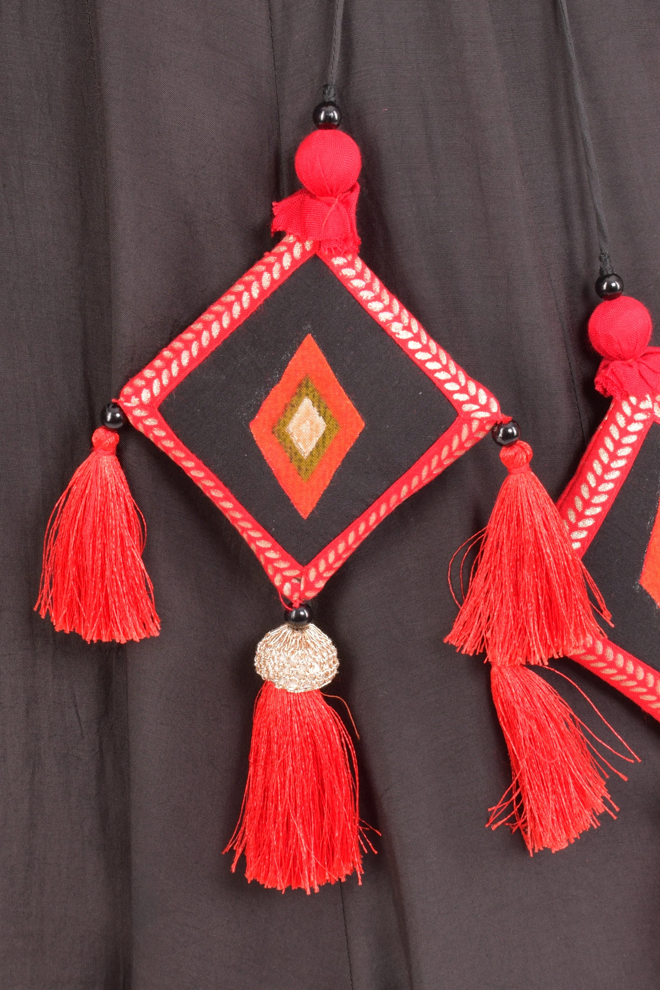 Red and Black Chaniya choli - Image 6