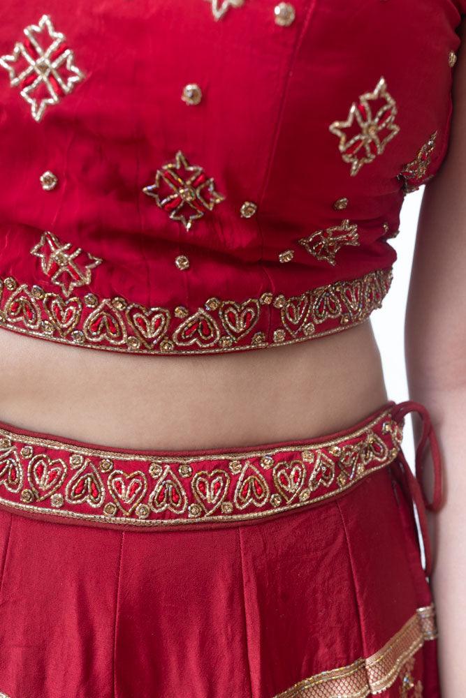 Red Lehenga Choli - Image 6