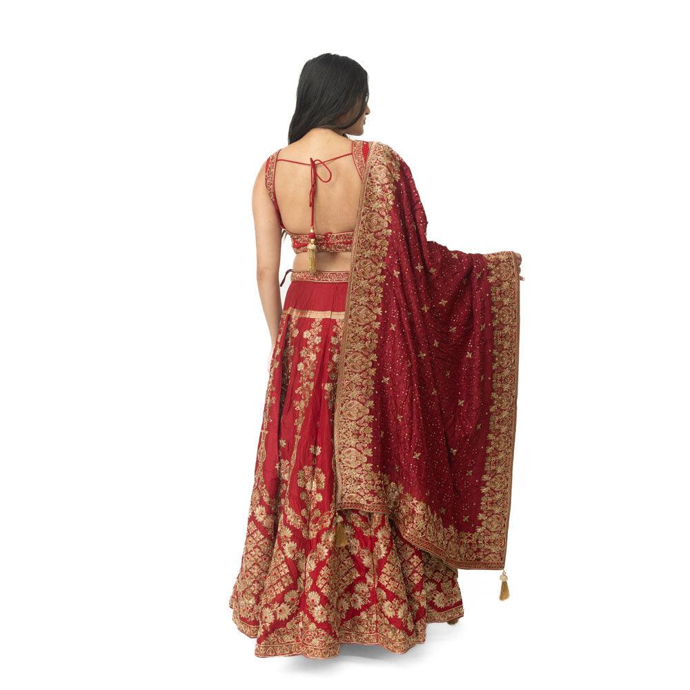 Red Lehenga Choli - Image 8