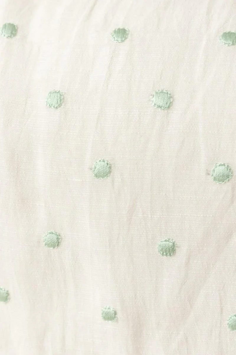 White Midi Dress with Embroidery - Image 6