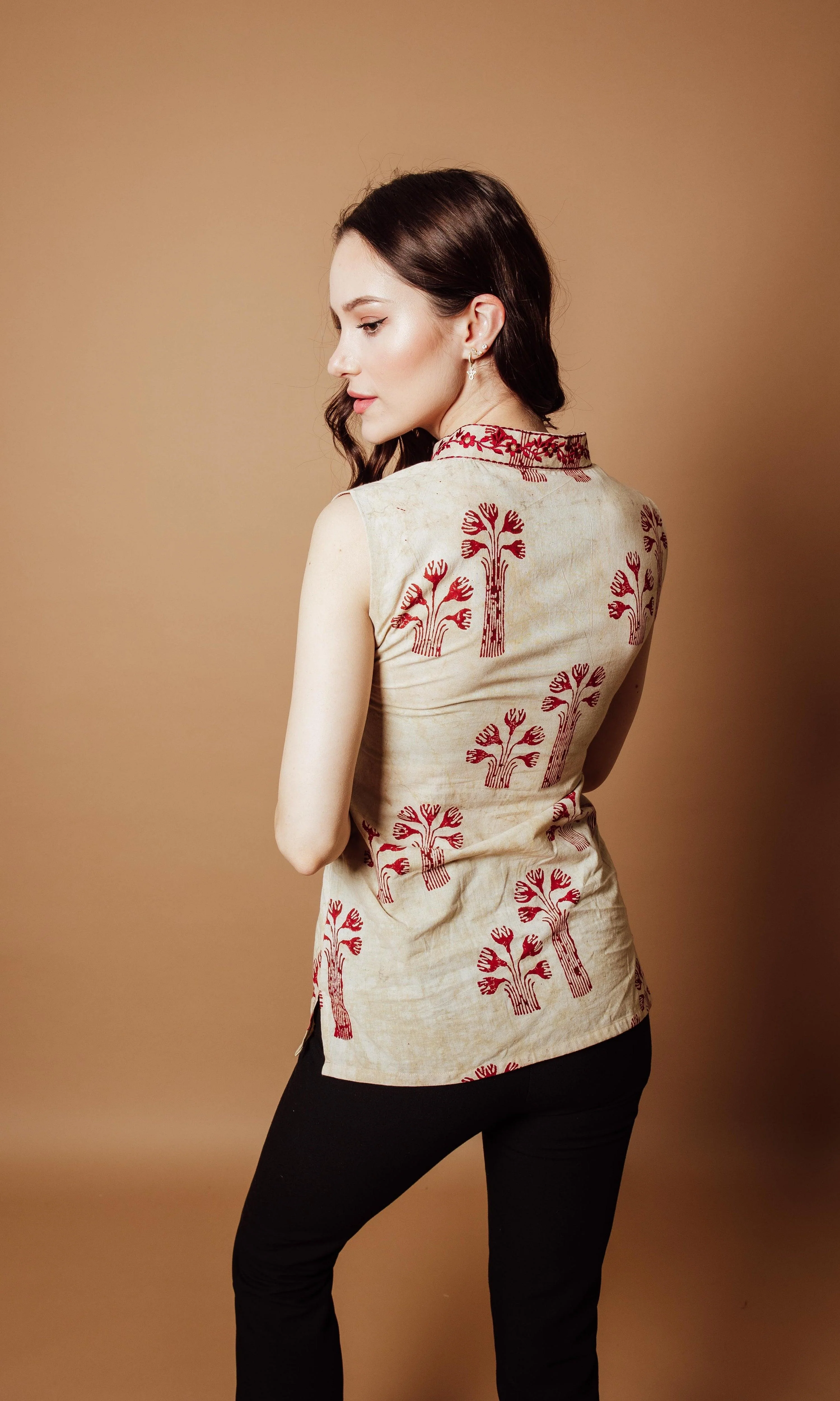 Cotton Top with Hand Block - Image 2