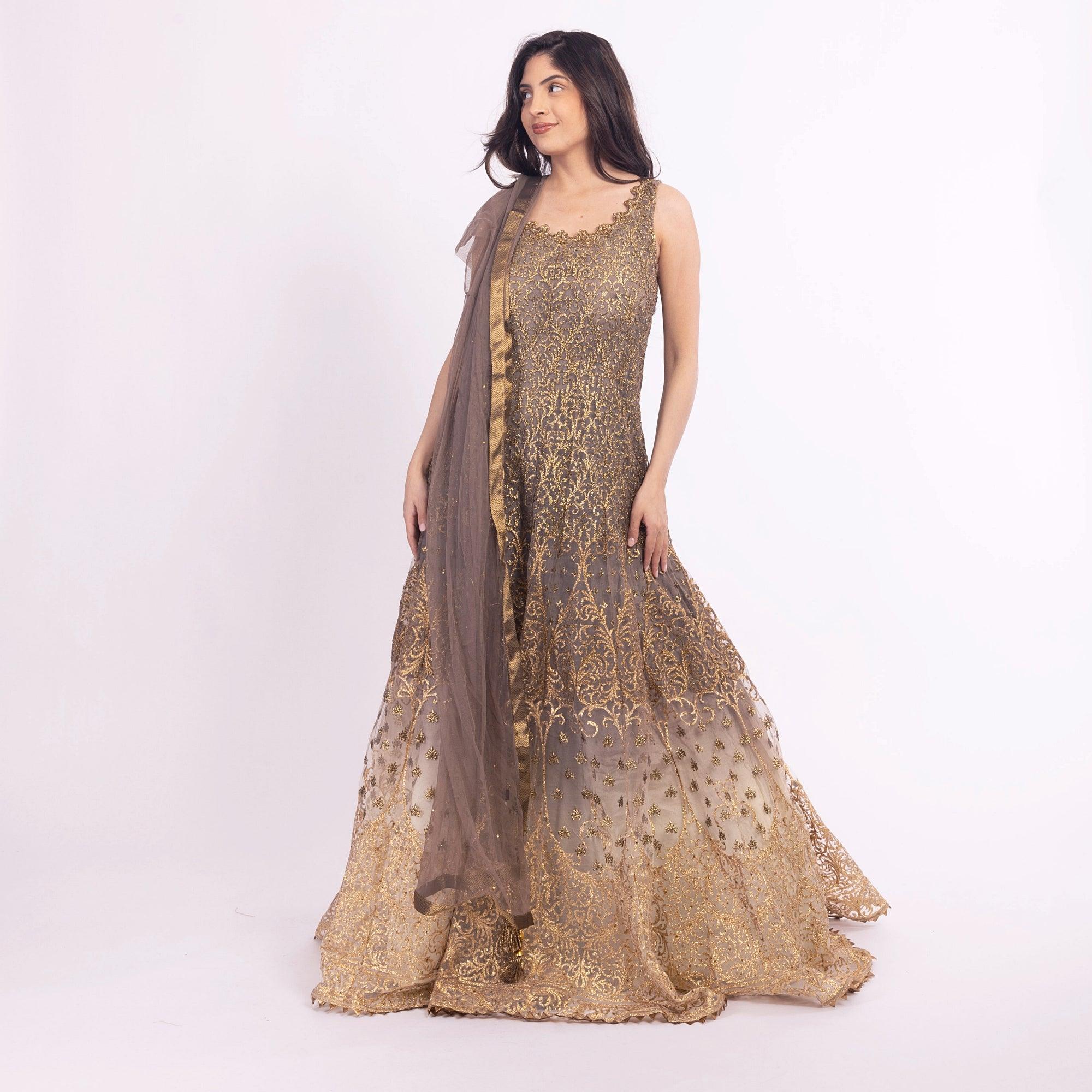 Elsinore Brown Gown - Image 3