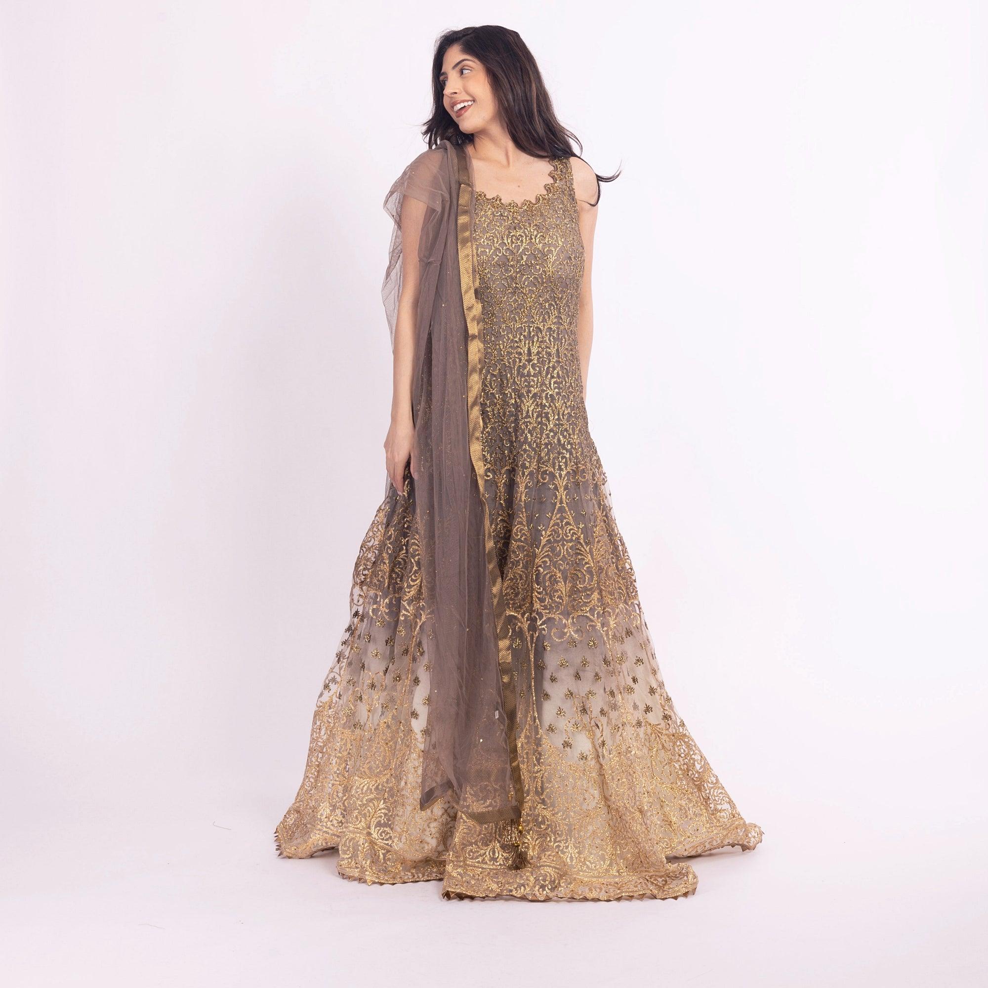 Elsinore Brown Gown - Image 5