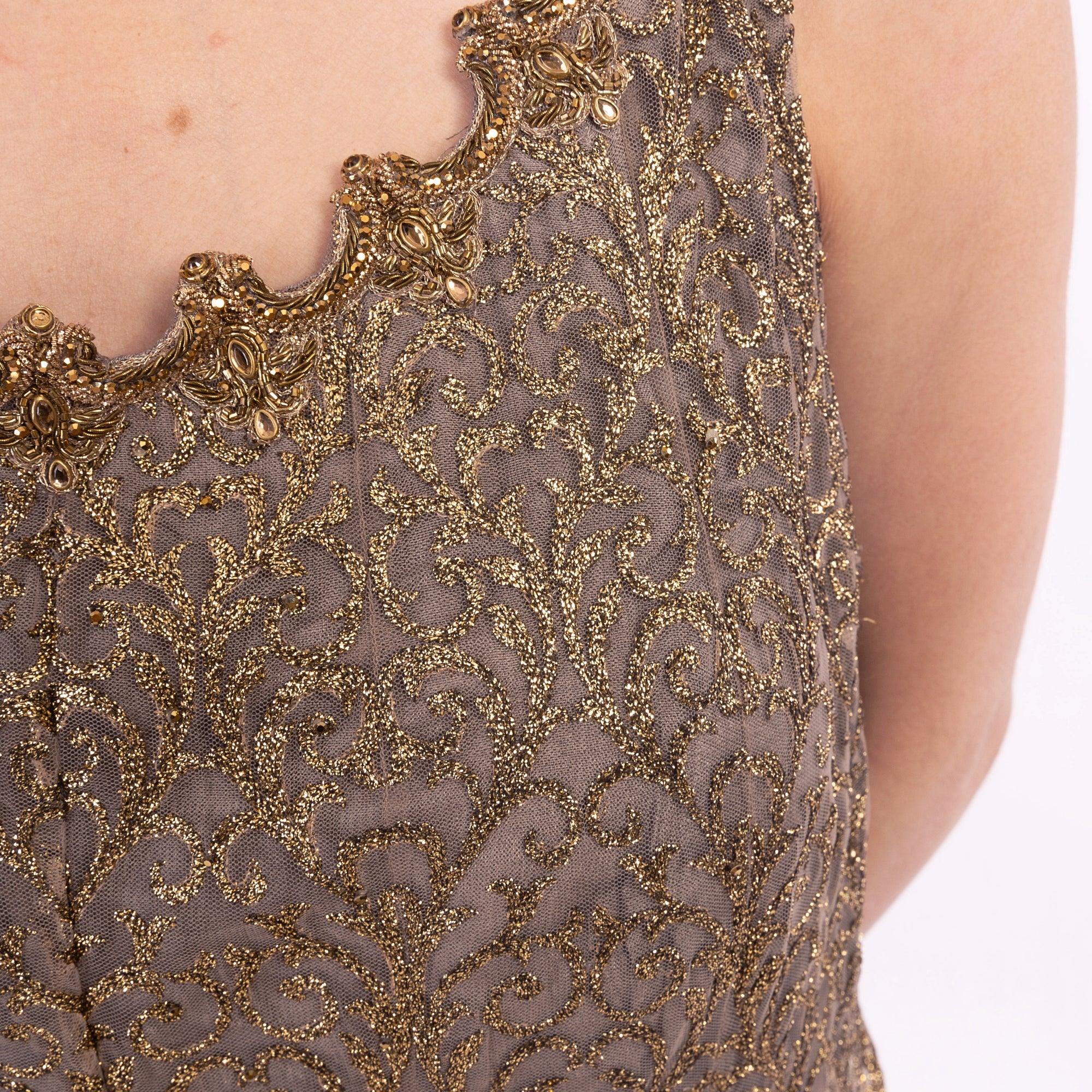 Elsinore Brown Gown - Image 8