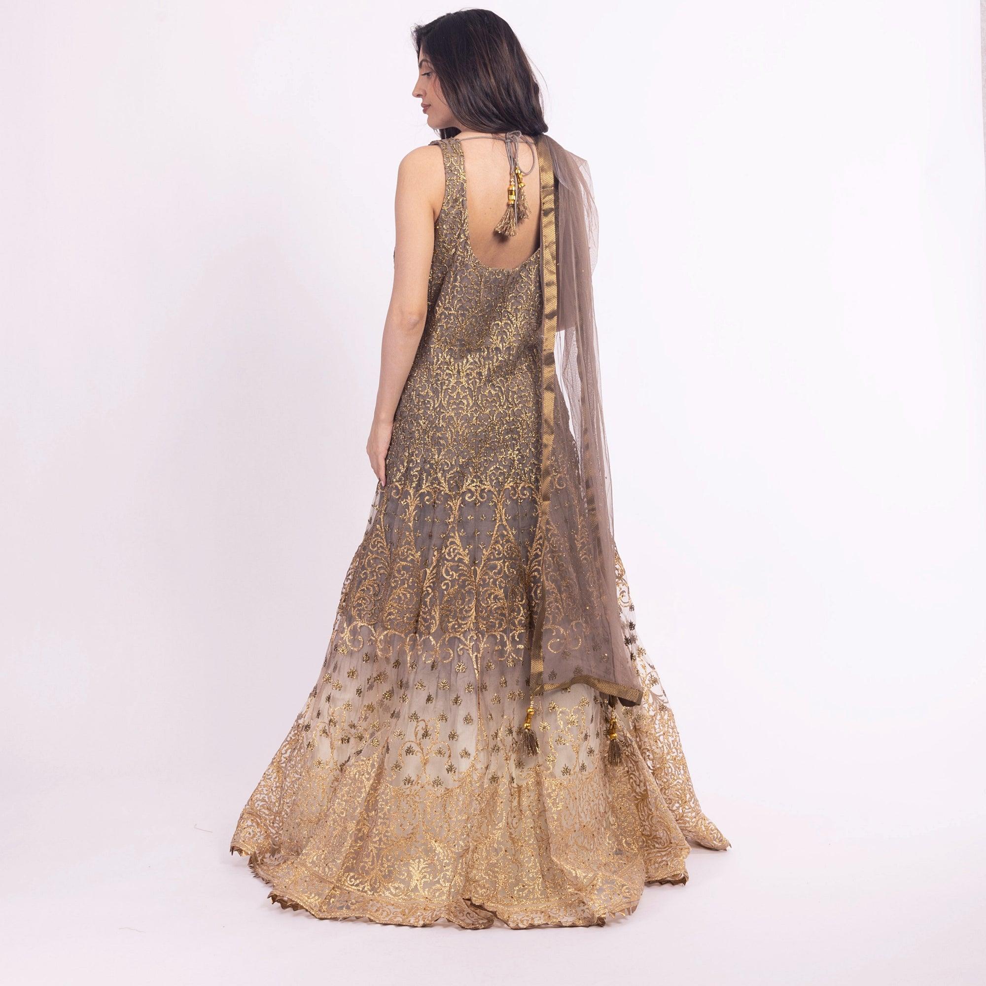 Elsinore Brown Gown - Image 9