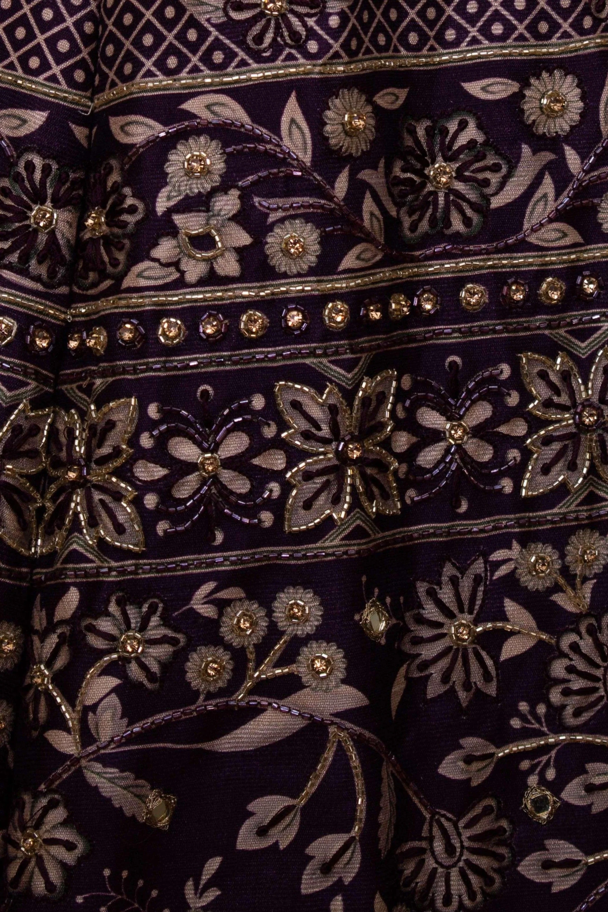Wine Lehenga Choli with Hand Embroidery - Image 7