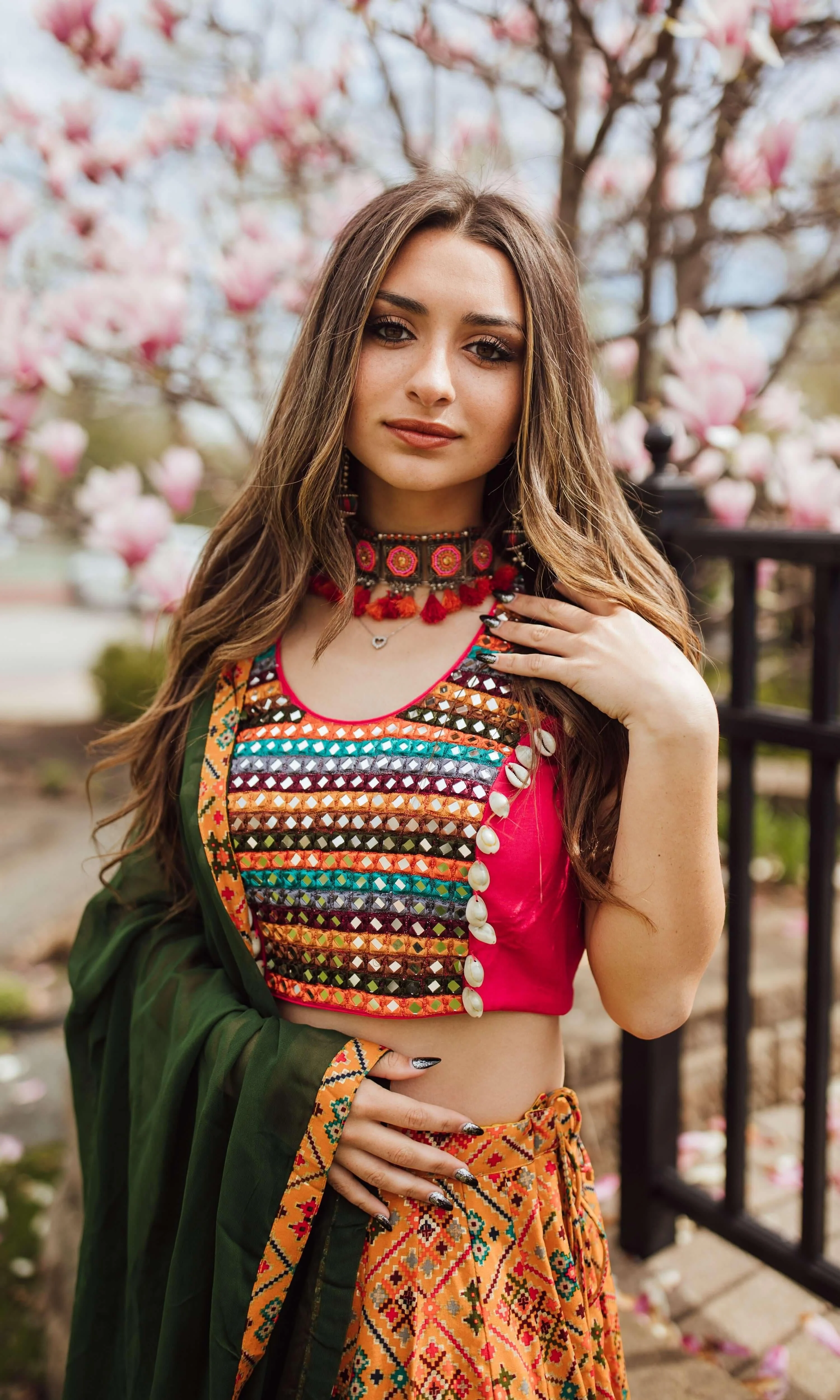 Yellow Full Flare Chaniya Choli - Image 3
