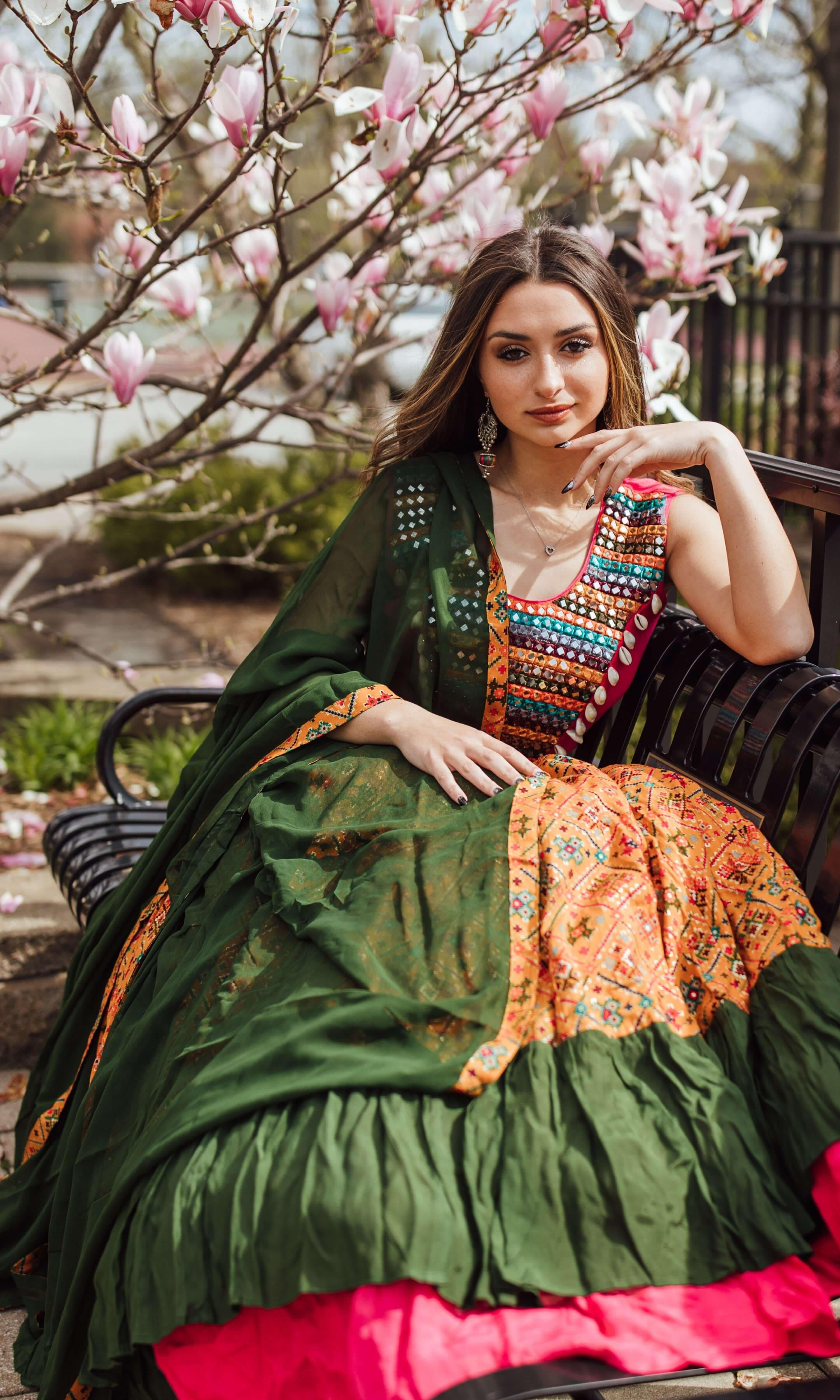 Yellow Full Flare Chaniya Choli - Image 6