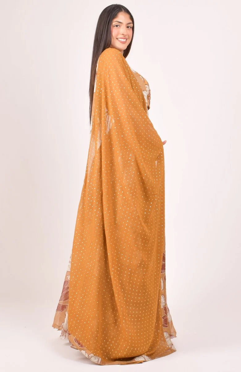 Yellow Zardoshi & Stone Embroidered Lehenga Choli - Image 5