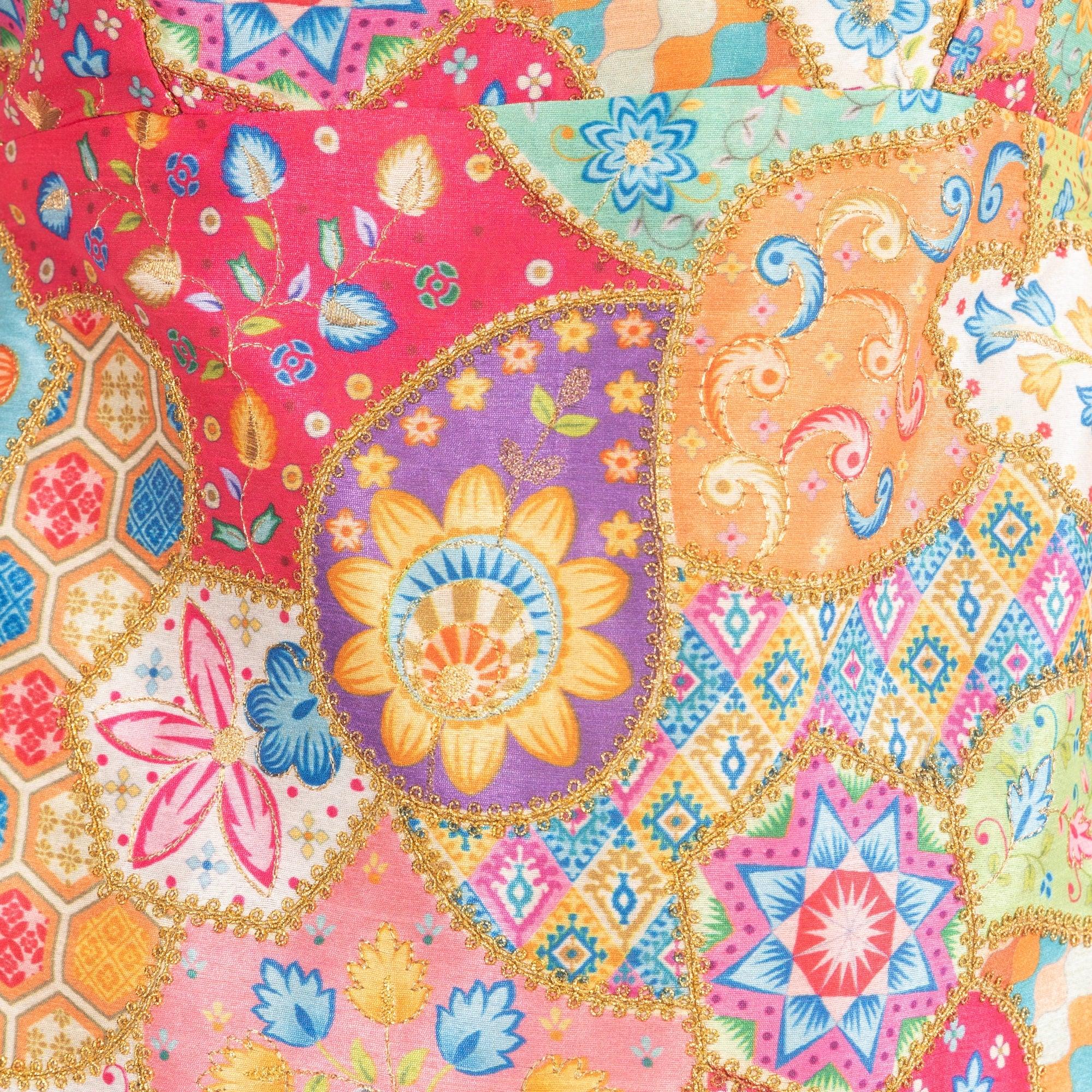 All-Over Embroidery Mini Dress - Image 6